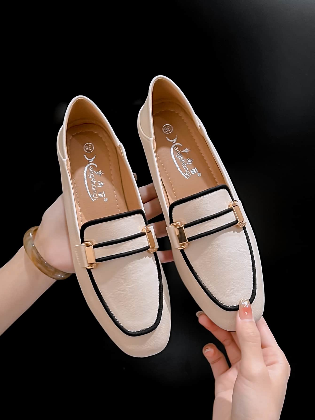 In Apricot Women Flats