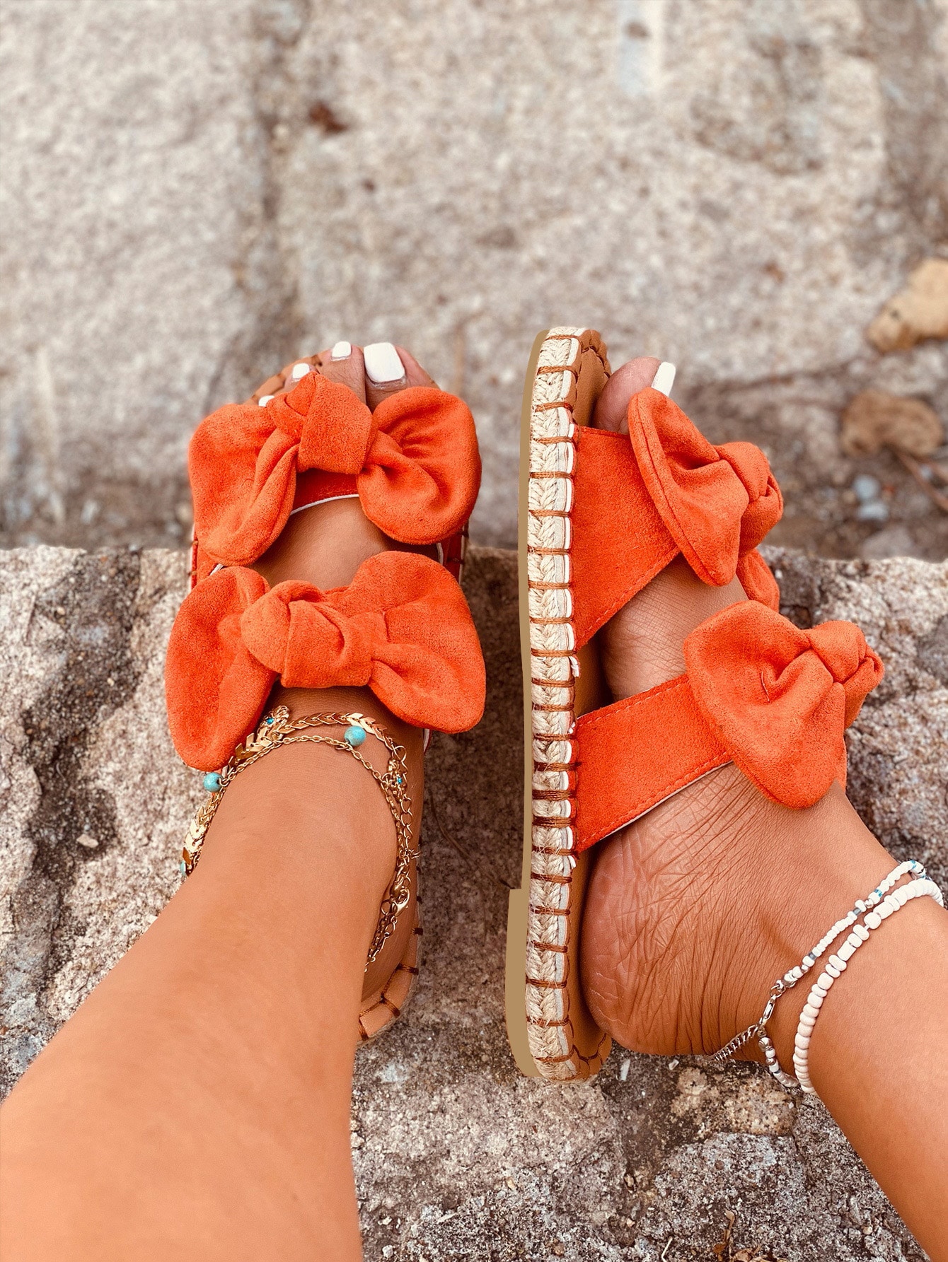 In Orange Women Shoes