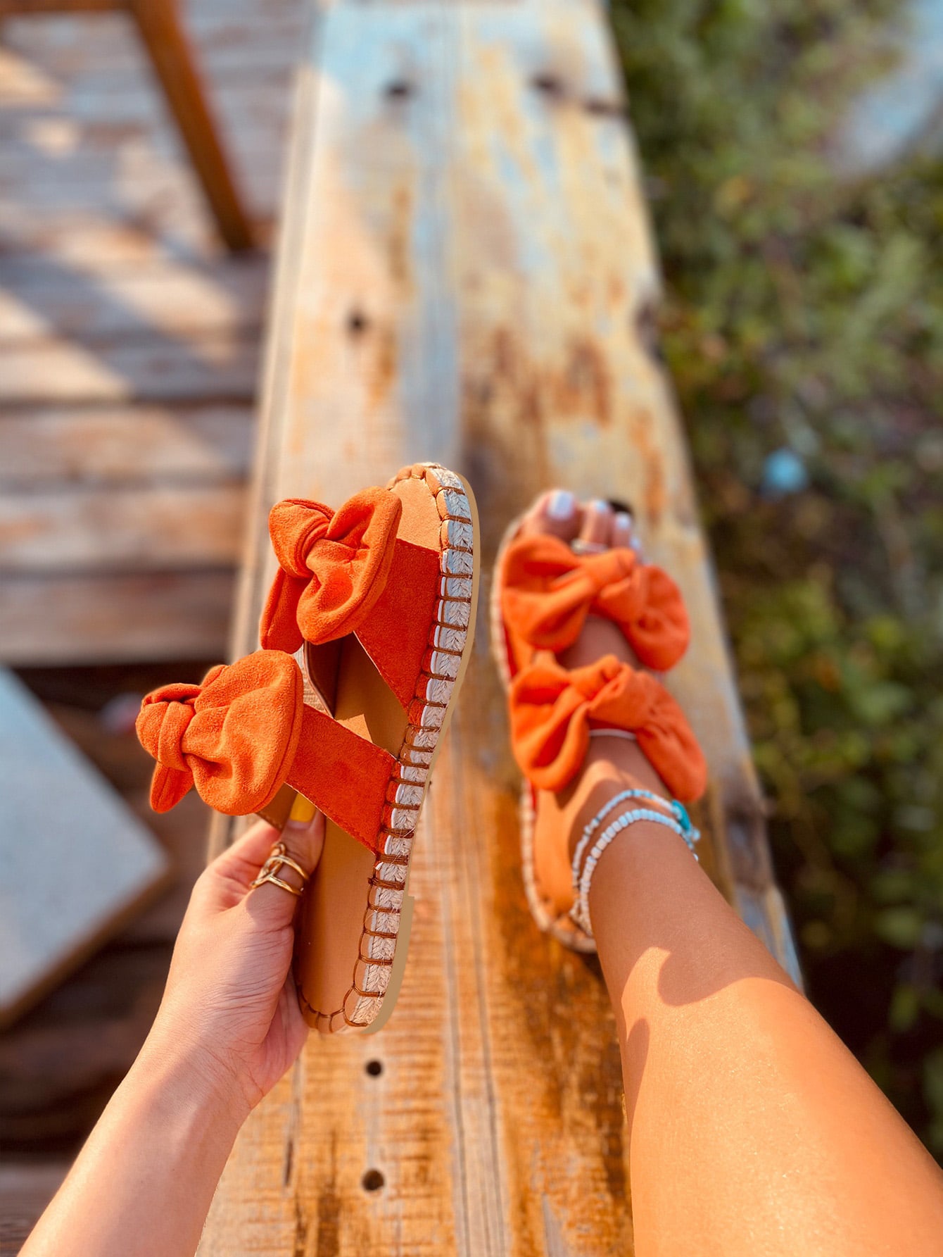 In Orange Women Shoes