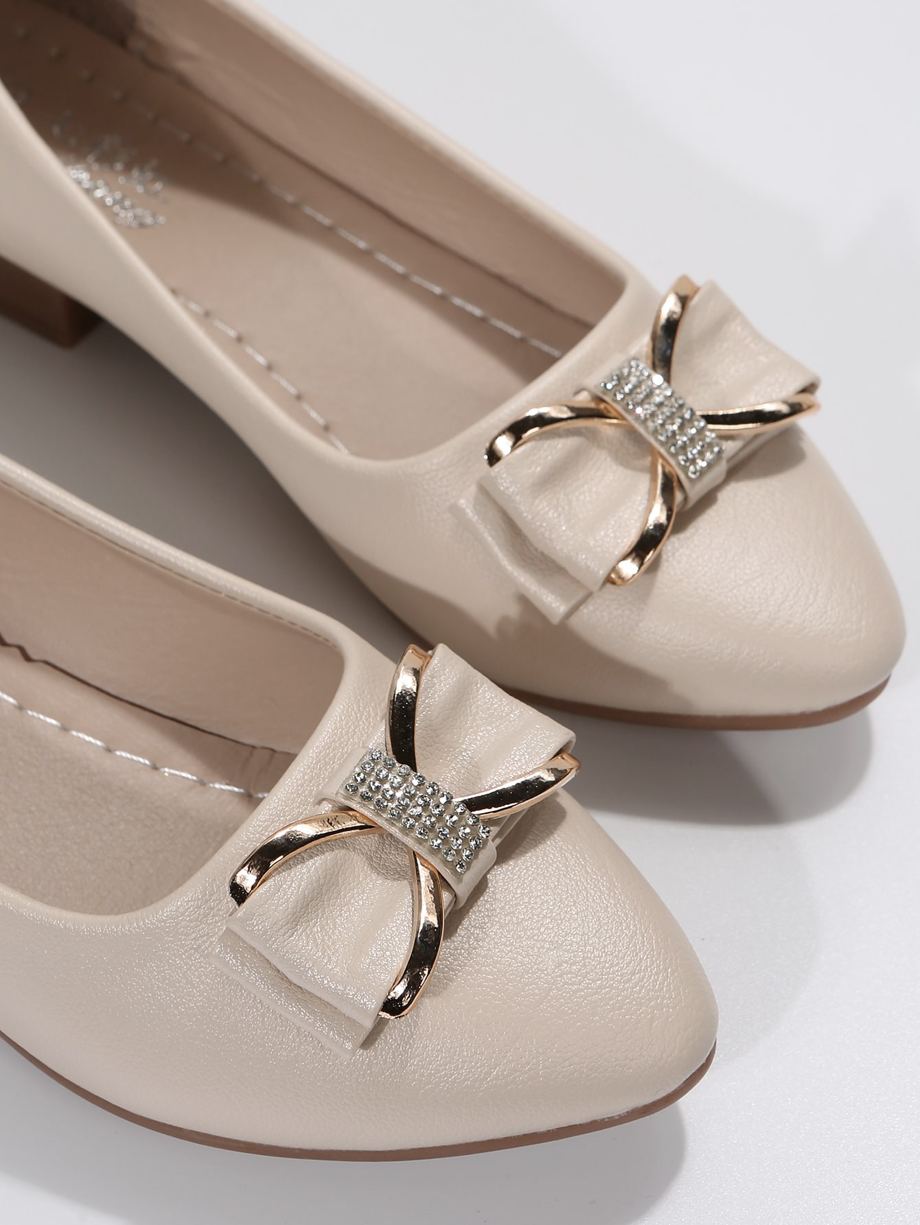 In Beige Women Flats