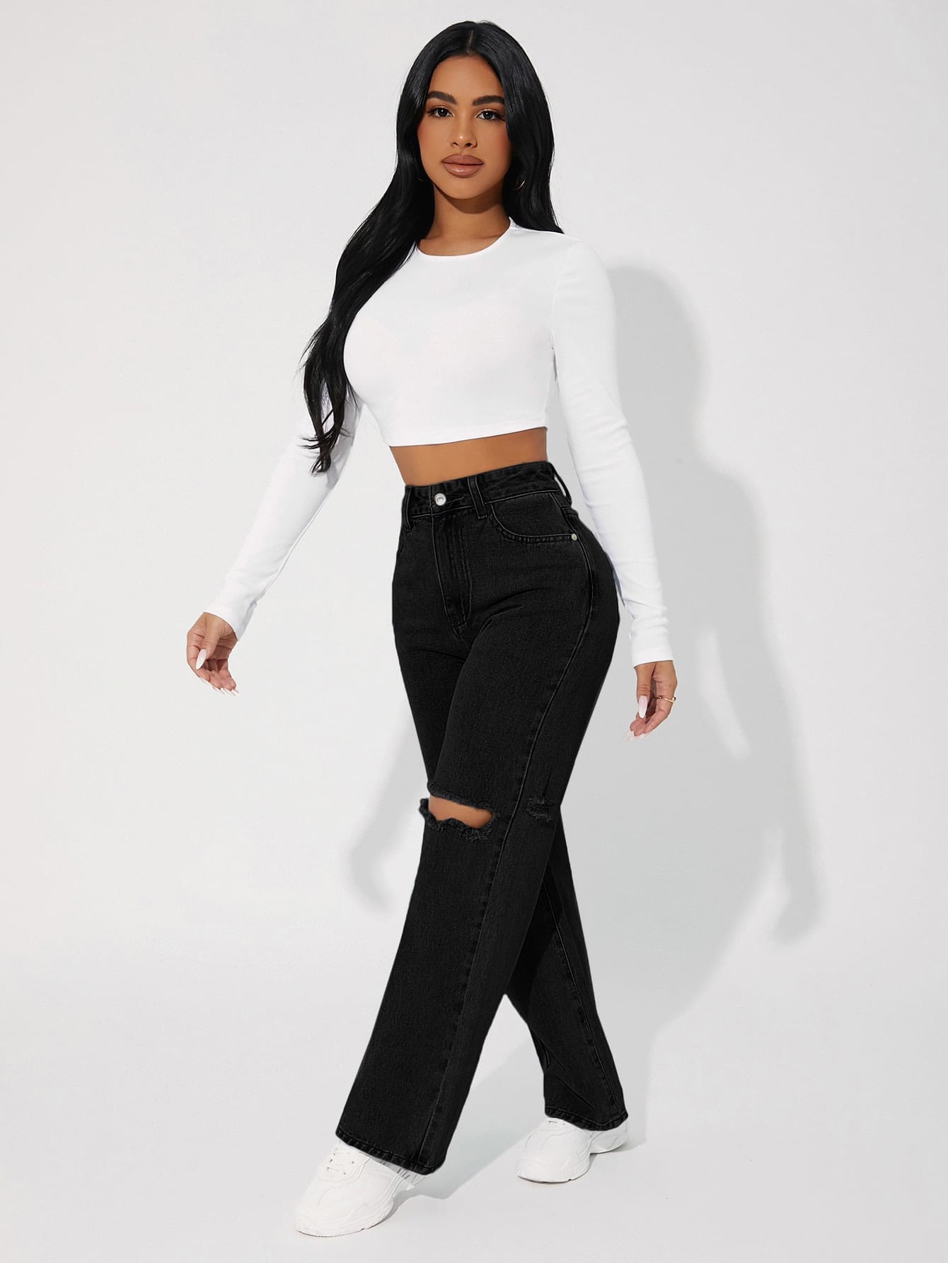 In Black Women Denim