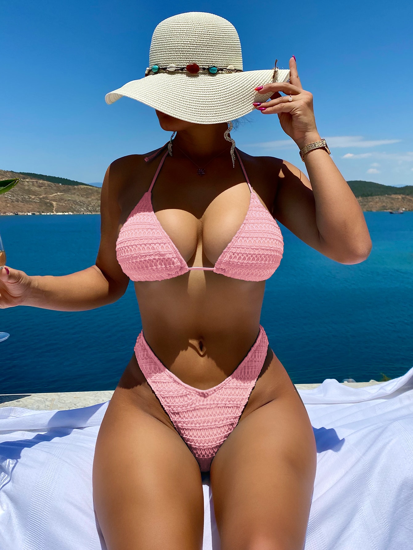 In Pink Women Bikini Sets