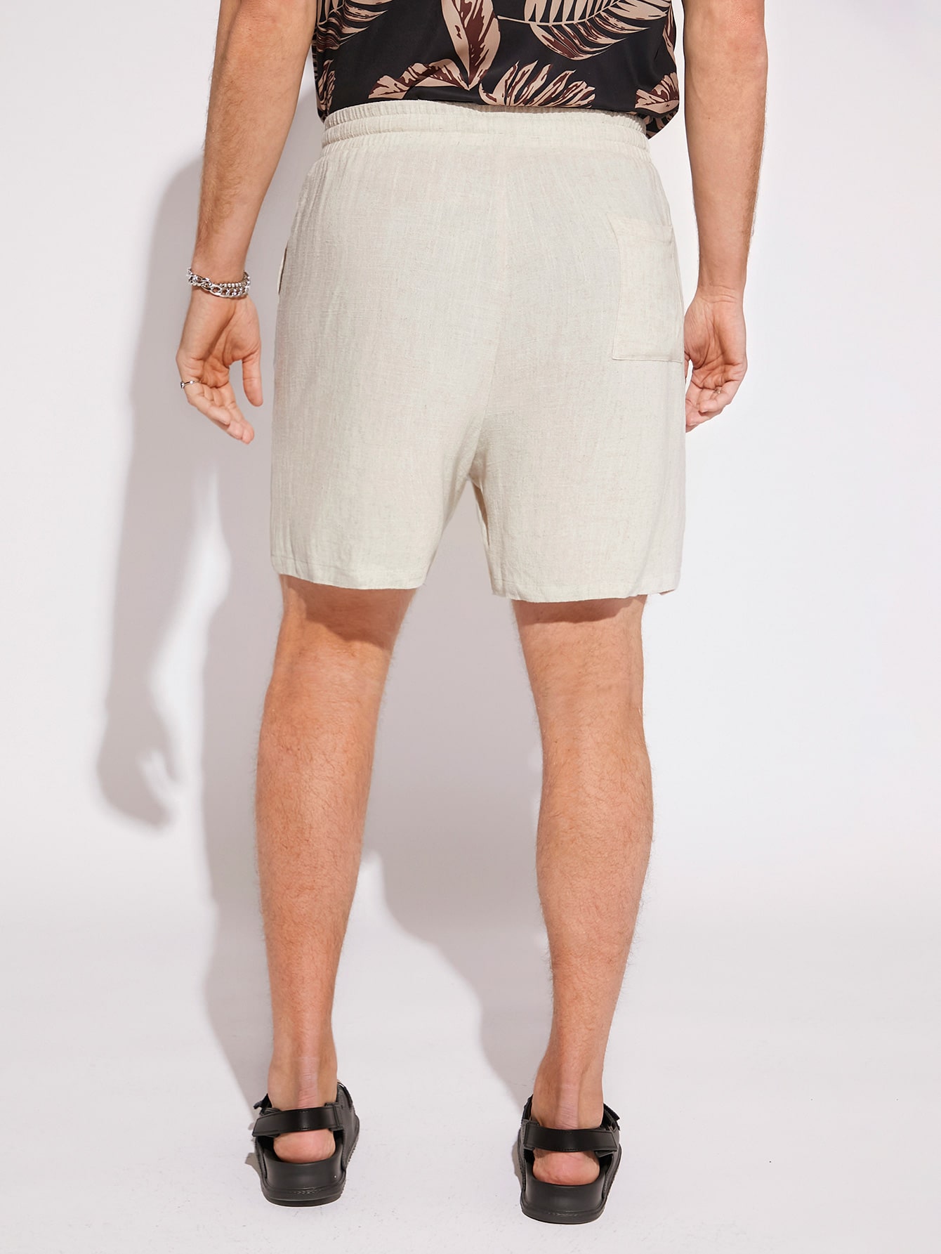 Men Linen Shorts