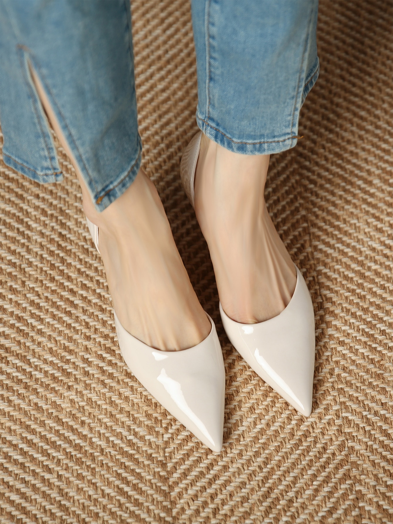 In Beige Women Pumps