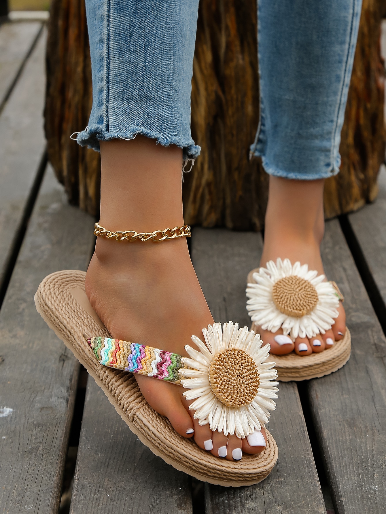 In Multicolor Women Flip-Flops