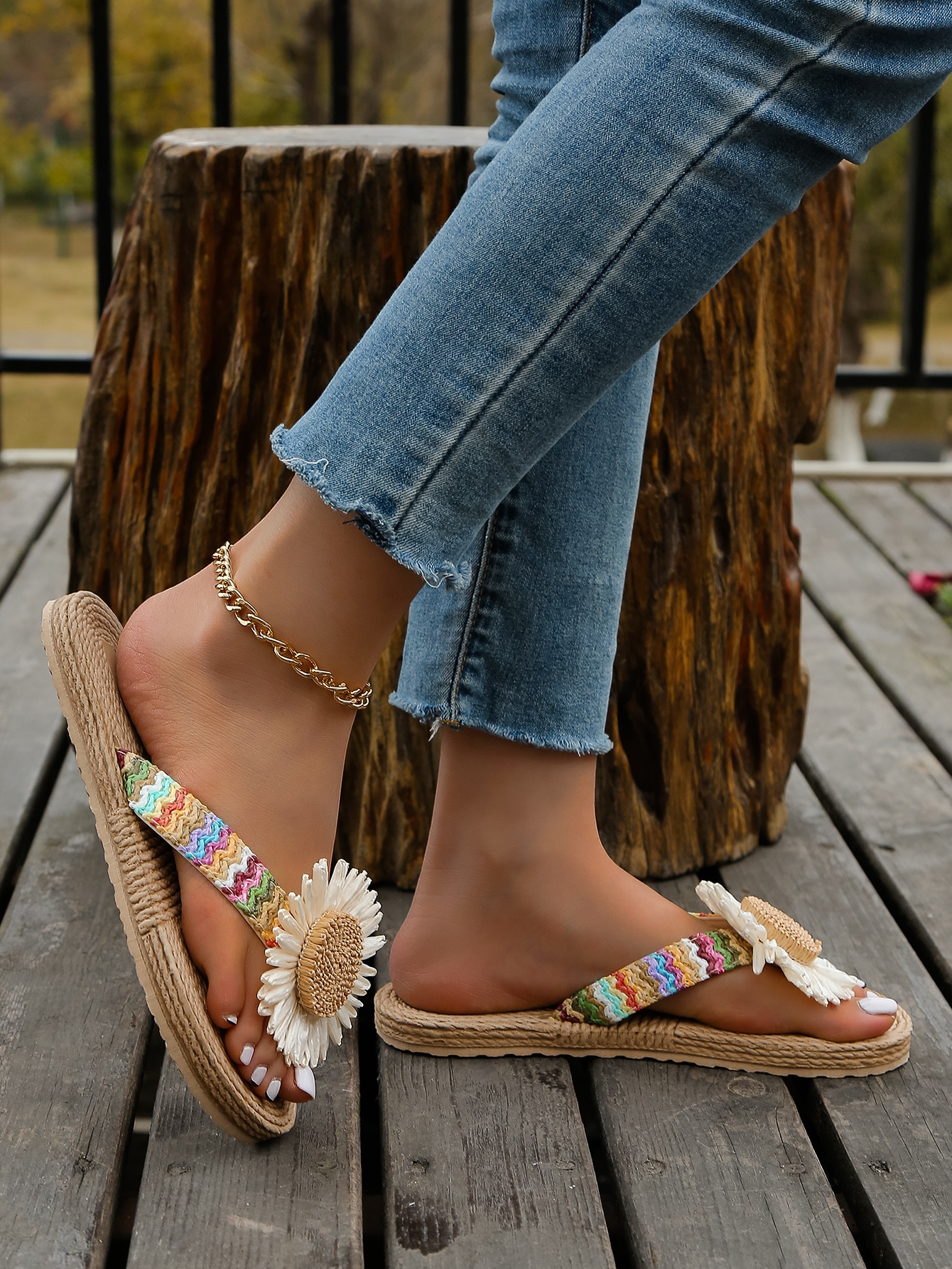 In Multicolor Women Flip-Flops