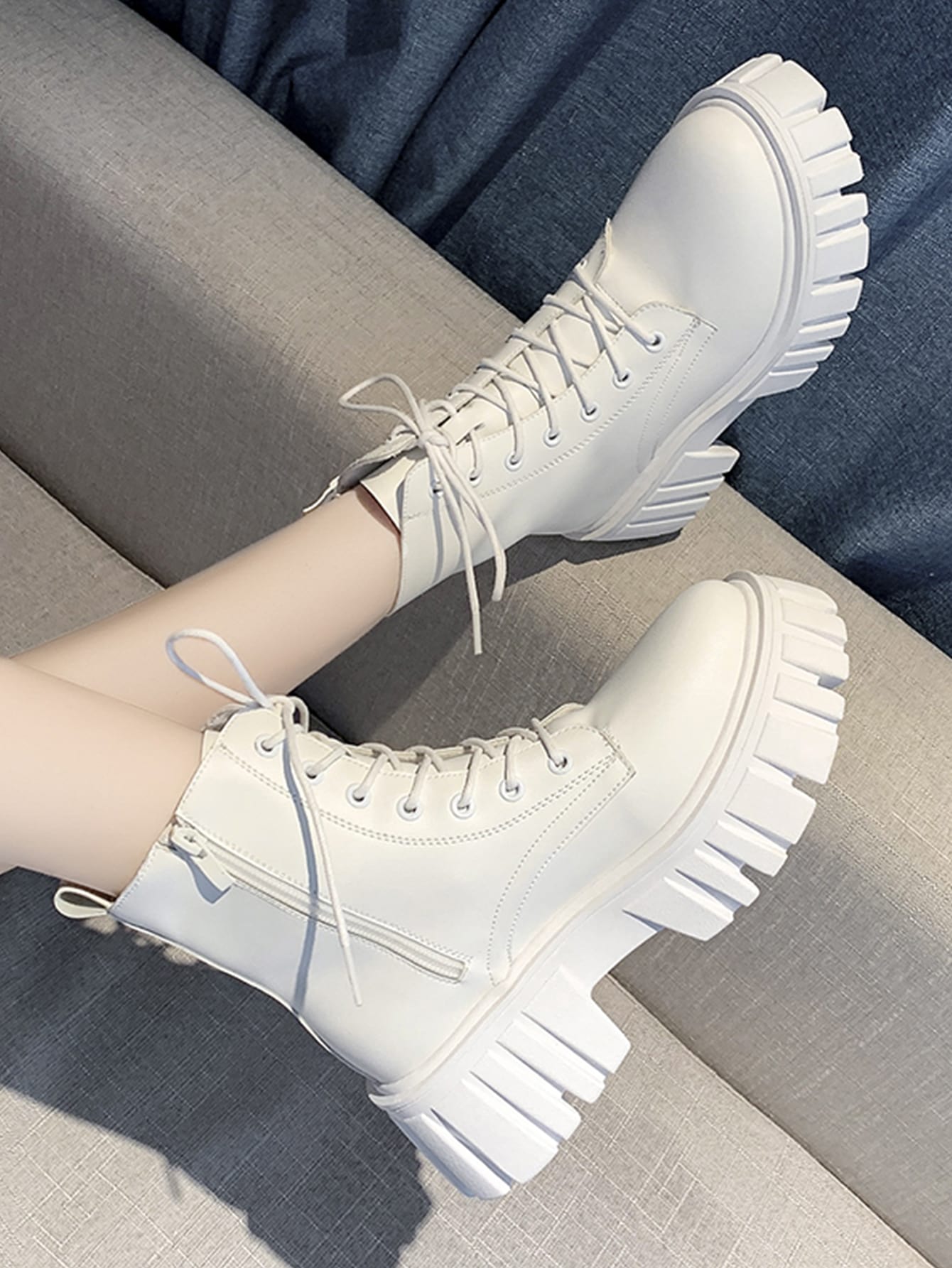 In White Women Ankle Boots & Booties