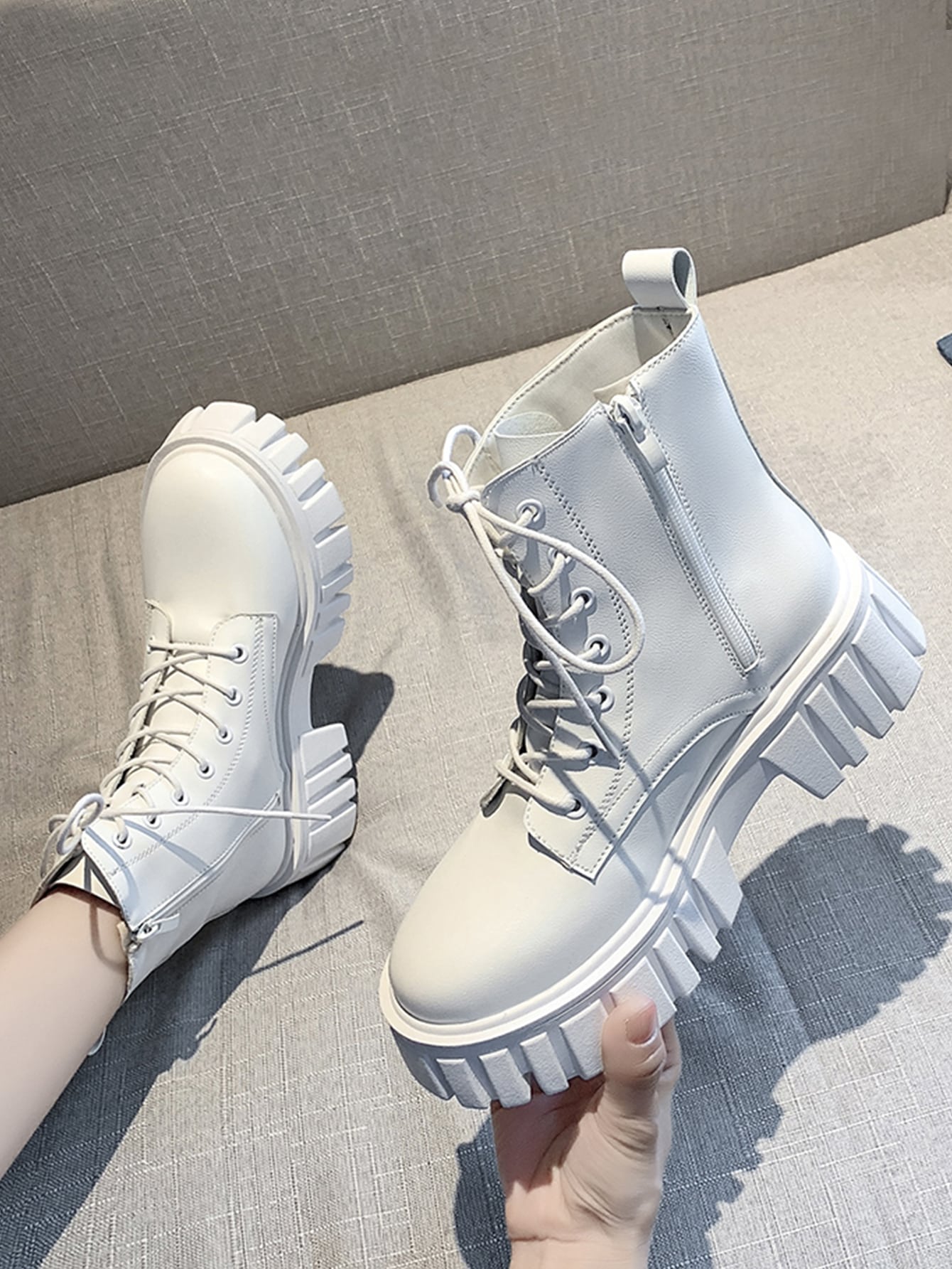 In White Women Ankle Boots & Booties