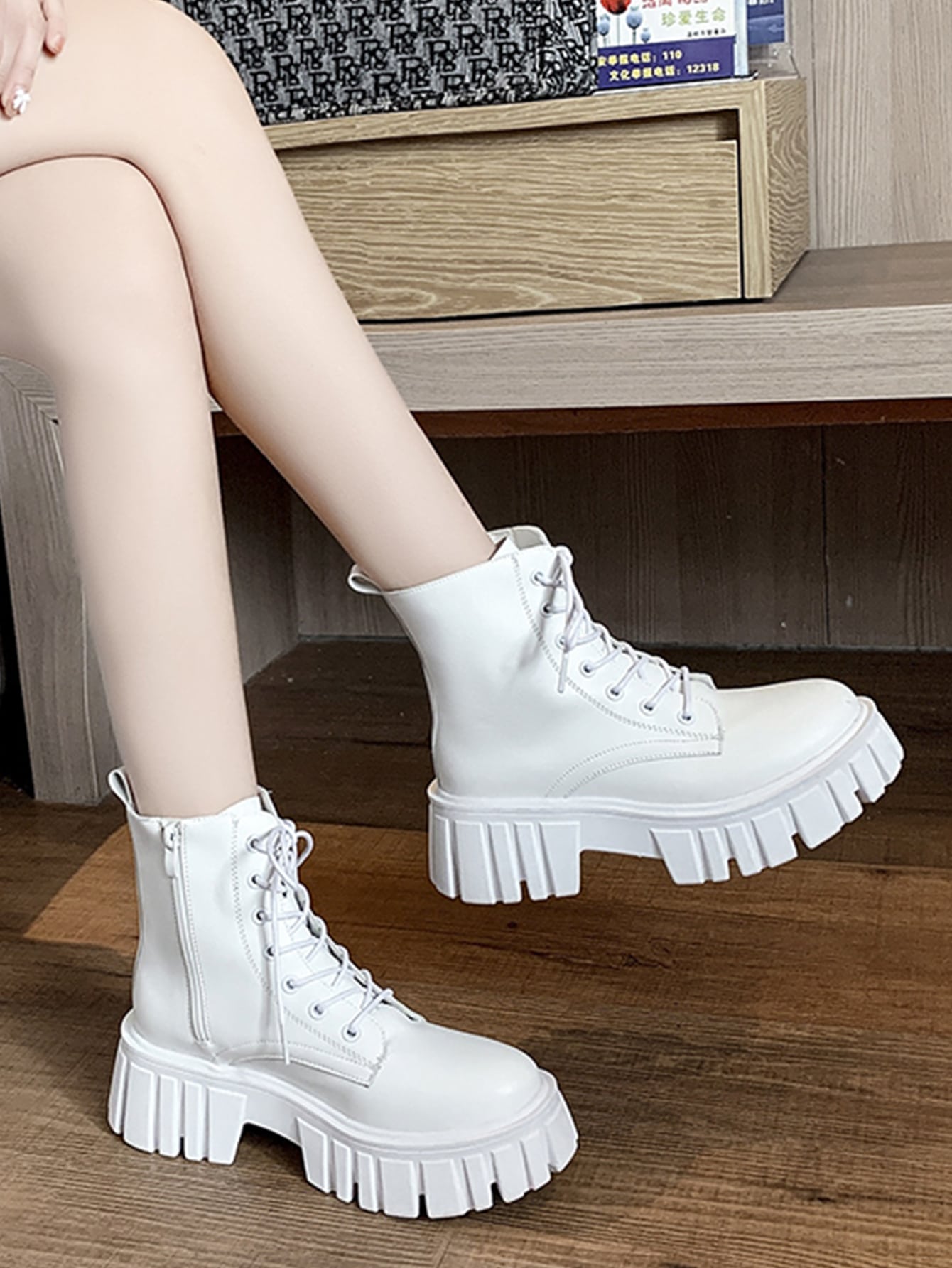 In White Women Ankle Boots & Booties