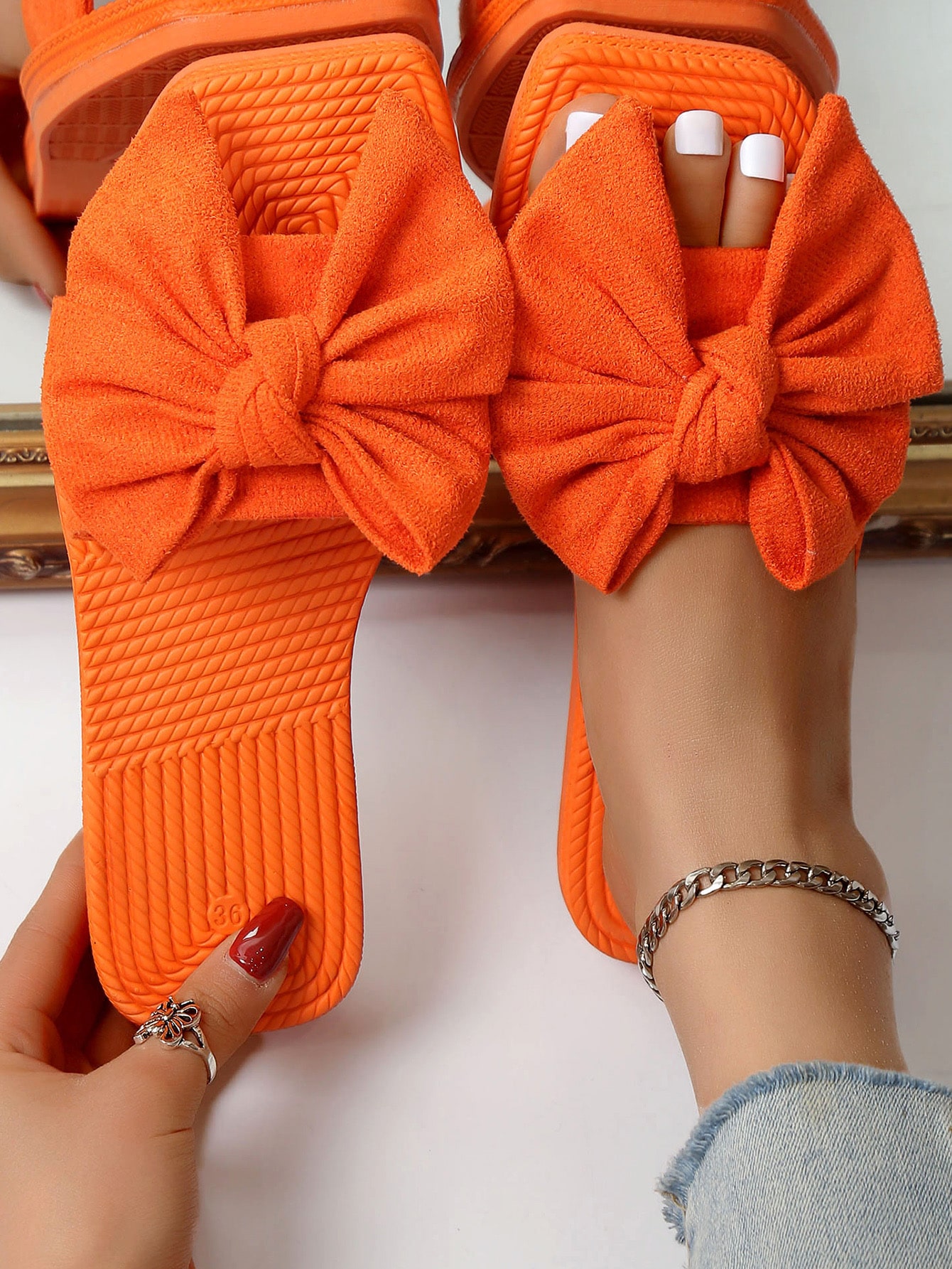 In Orange Women Shoes