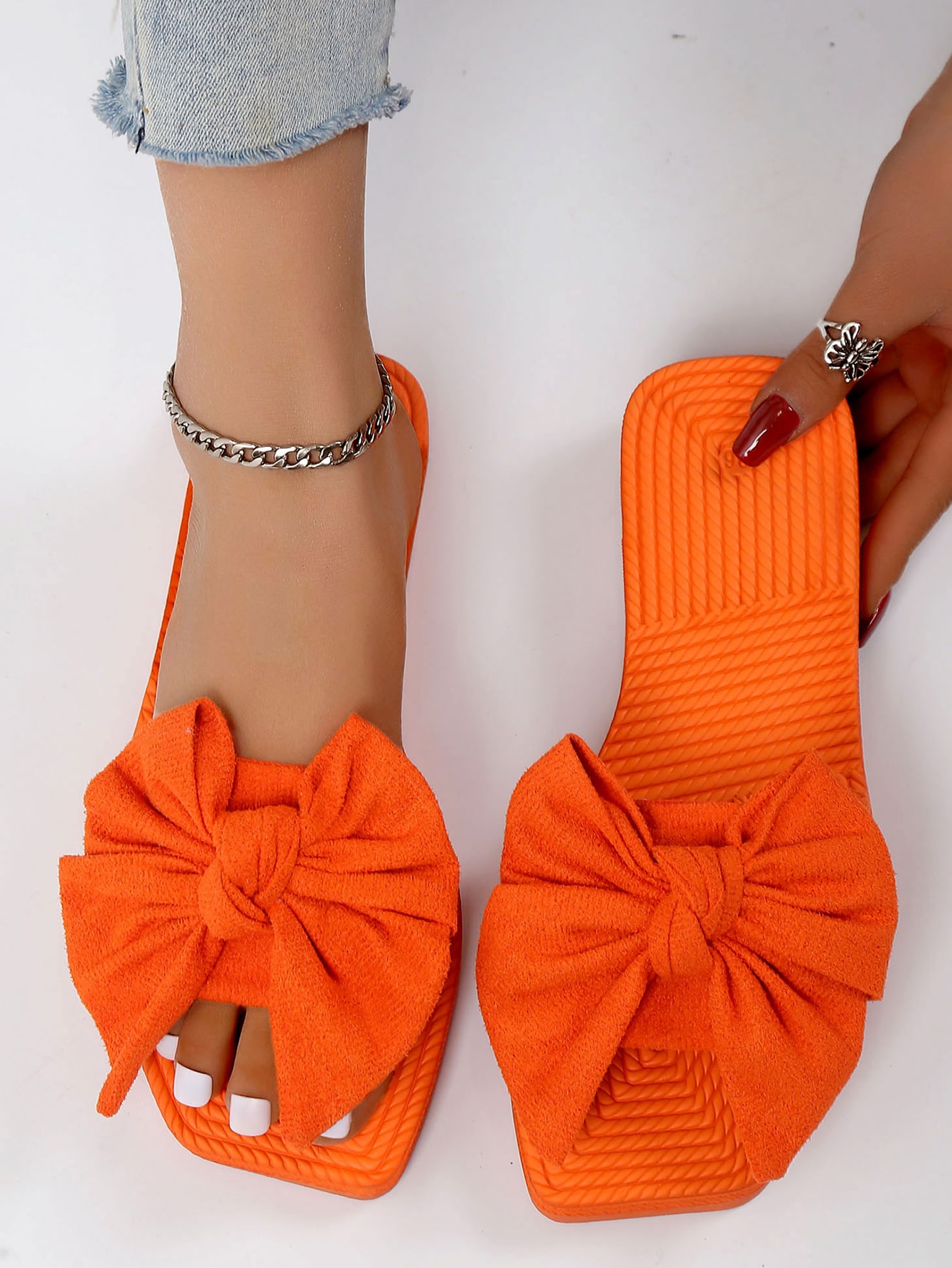 In Orange Women Shoes