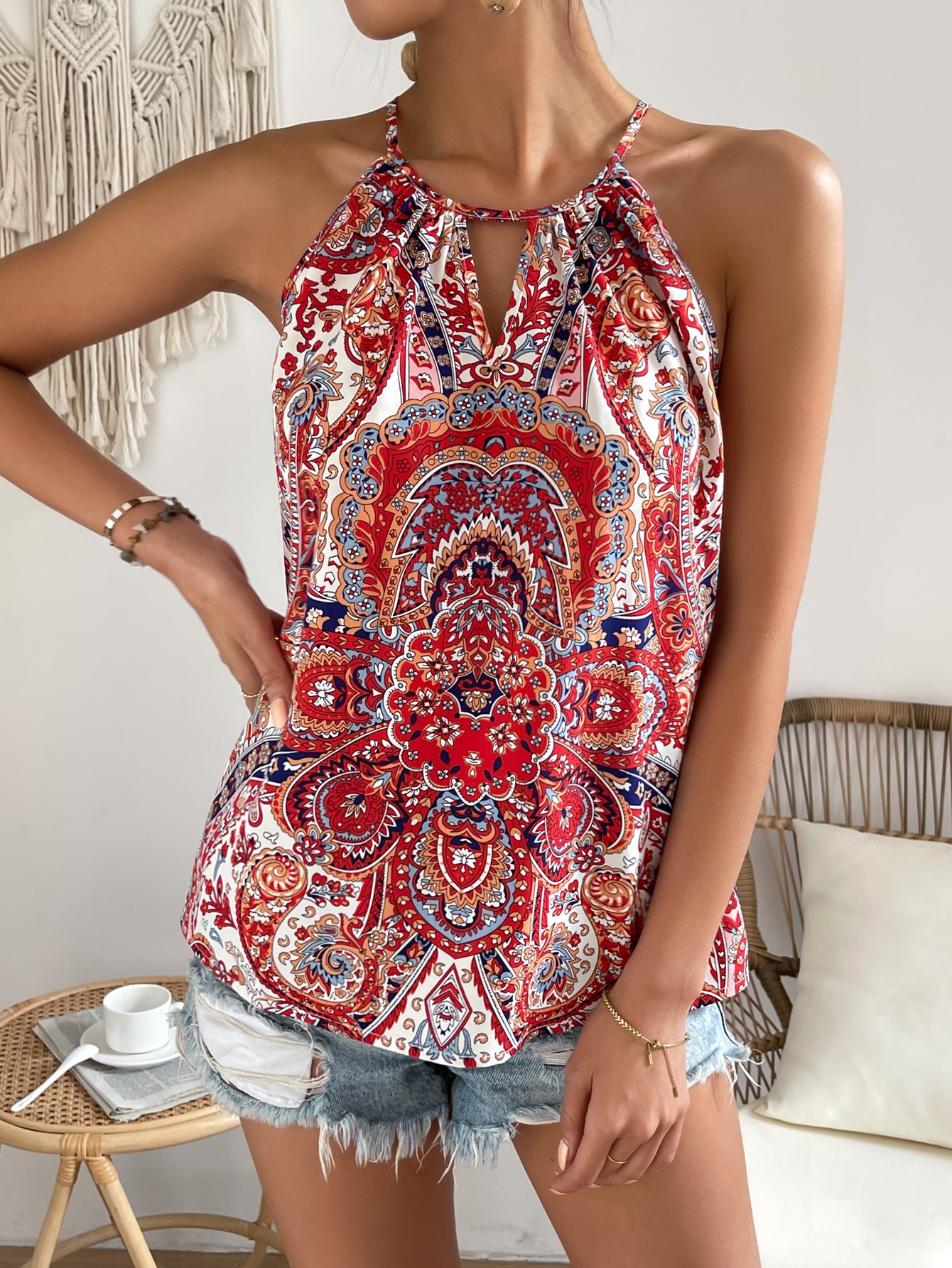 In Boho Women Tank Tops & Camis