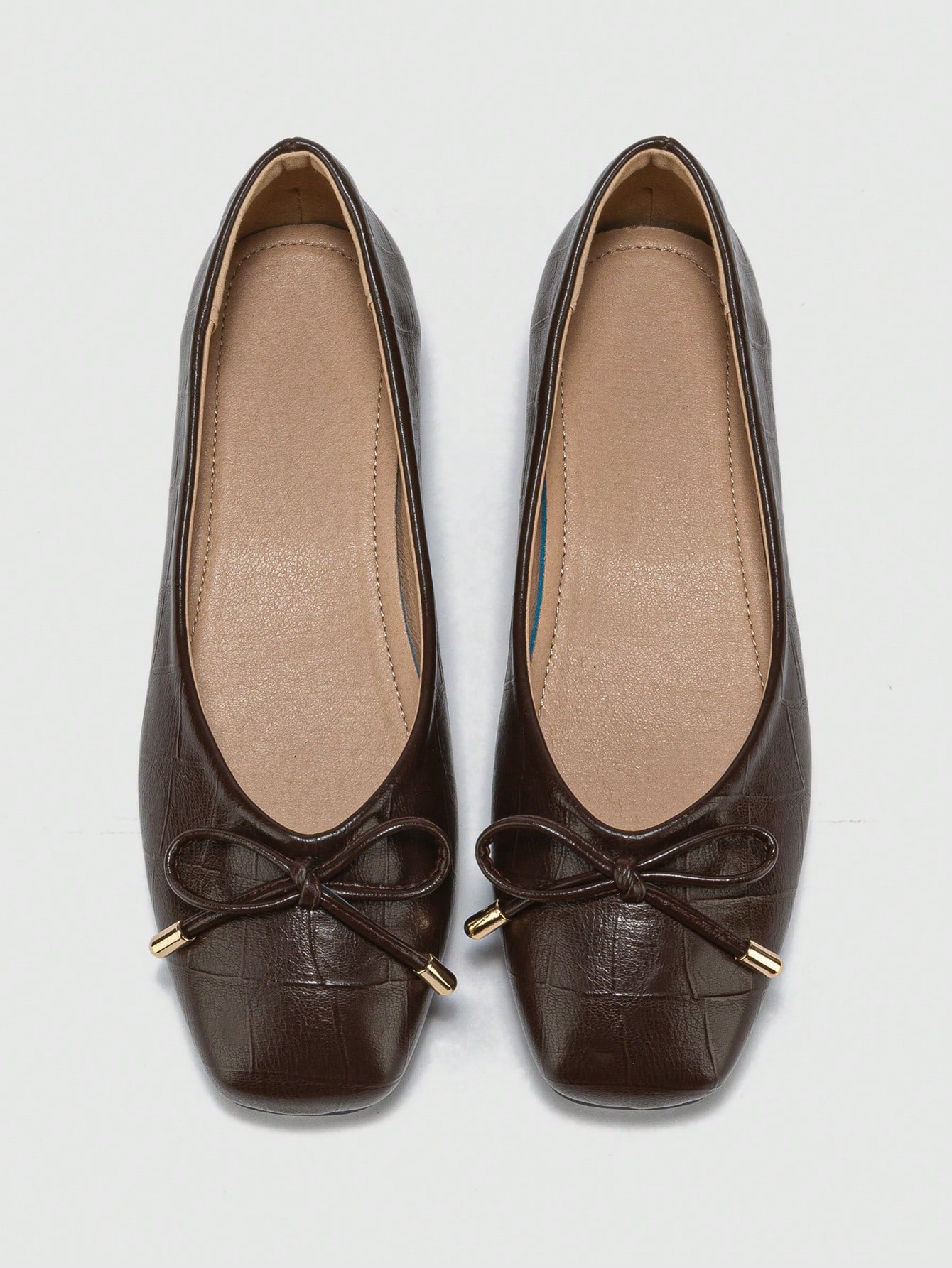 In Coffee Brown Women Flats