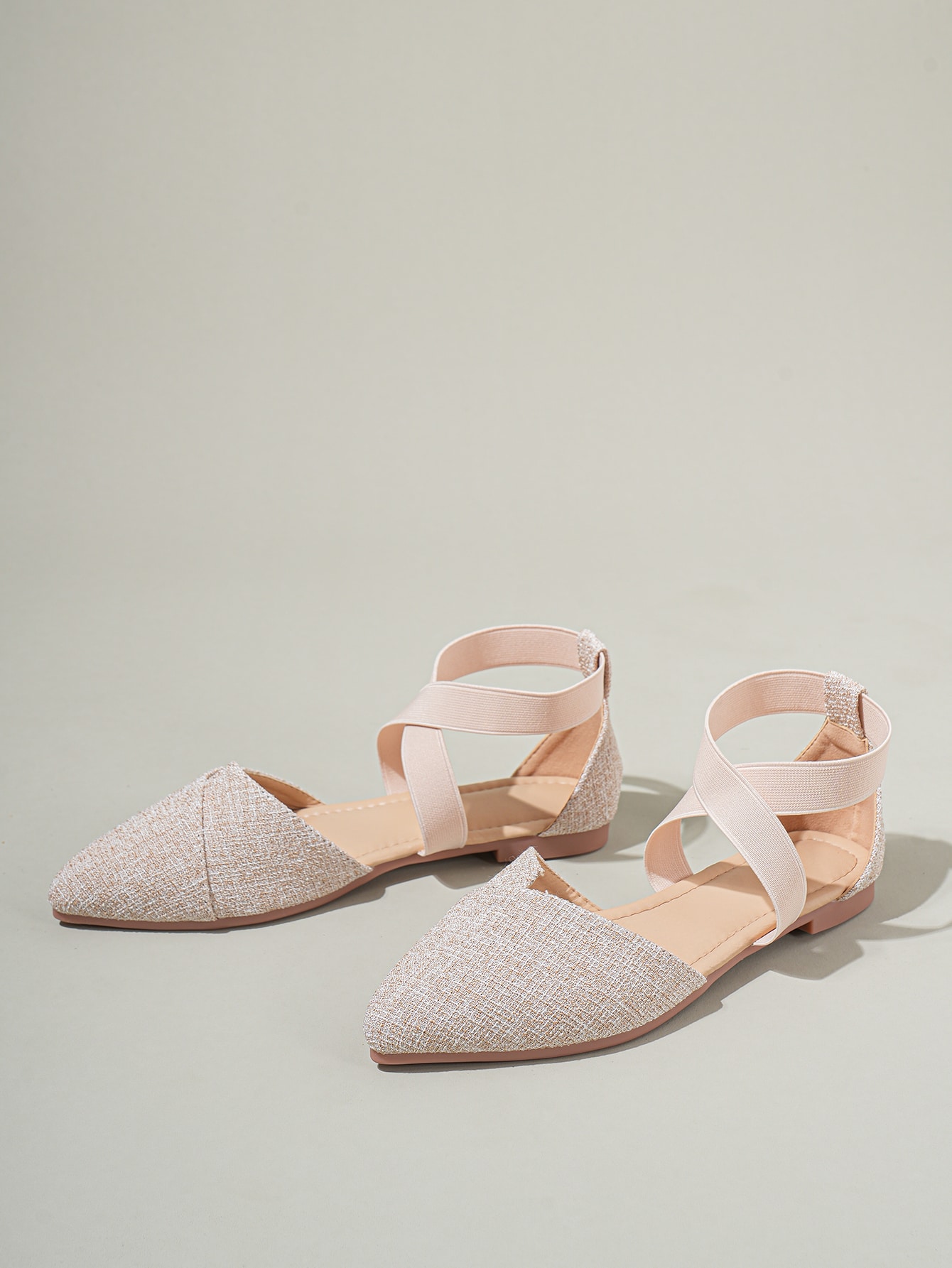 In Apricot Women Flats