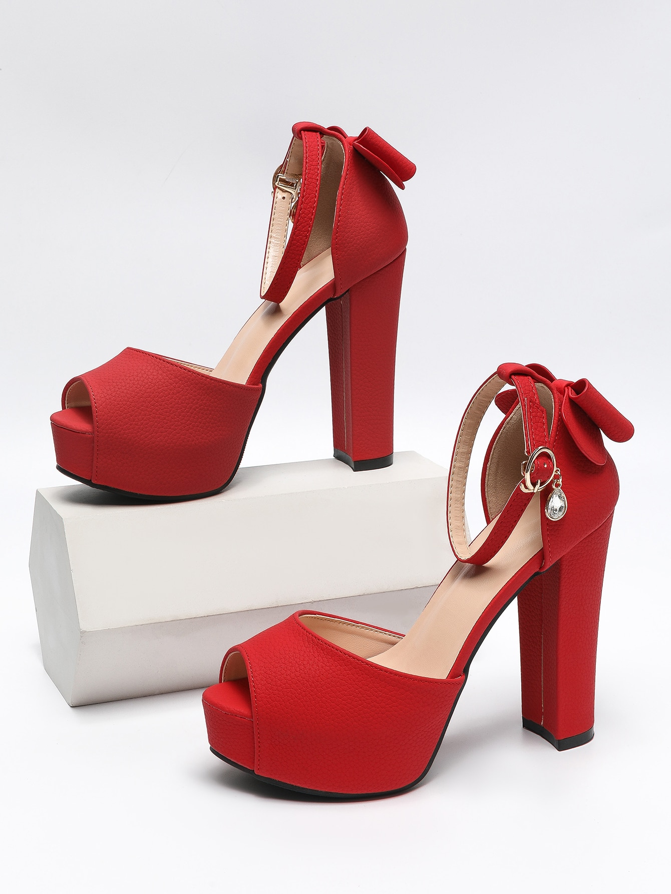 In Red Women Pumps