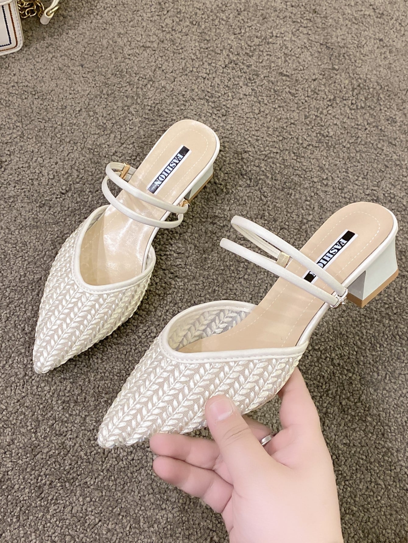 In White Women Pumps