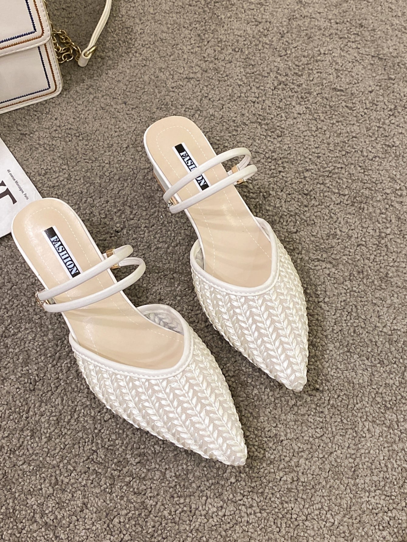 In White Women Pumps