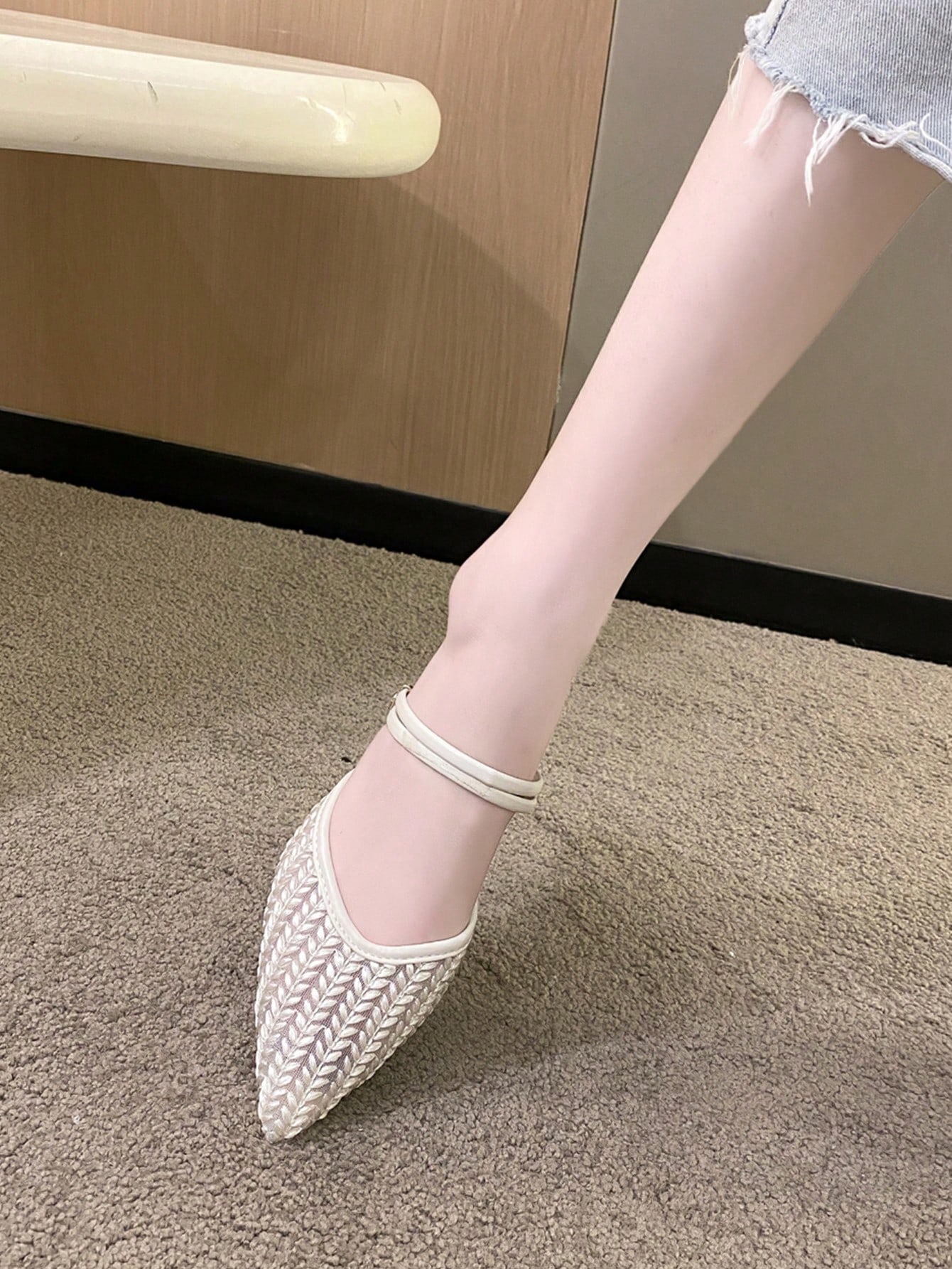 In White Women Pumps