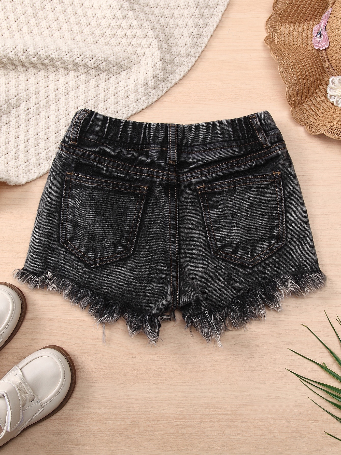 Young Girls Denim Shorts