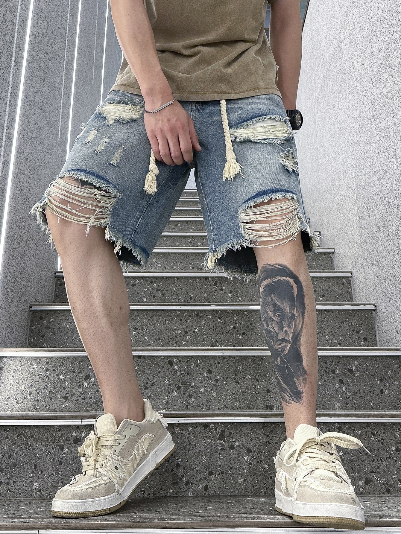 Men Denim Shorts