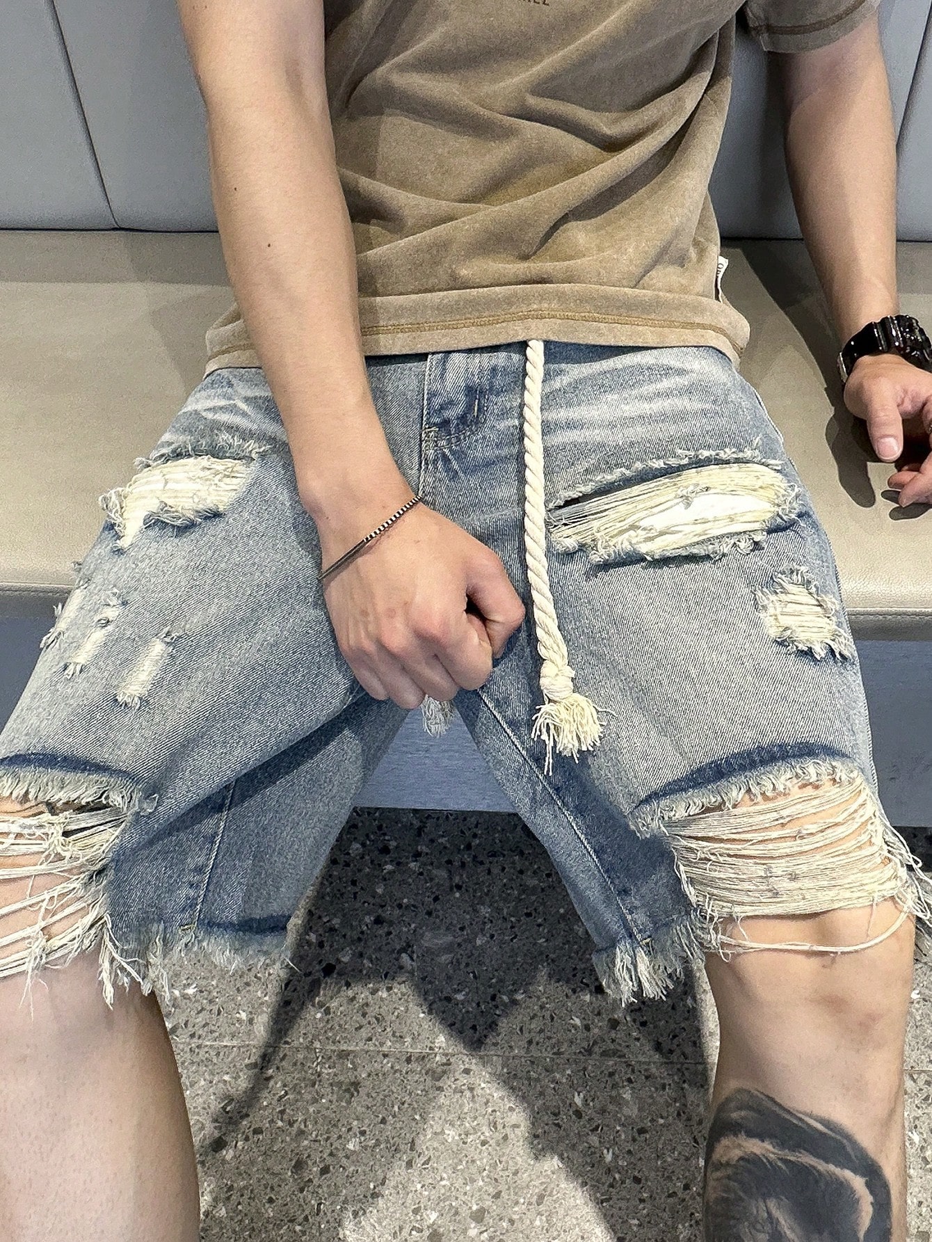 Men Denim Shorts