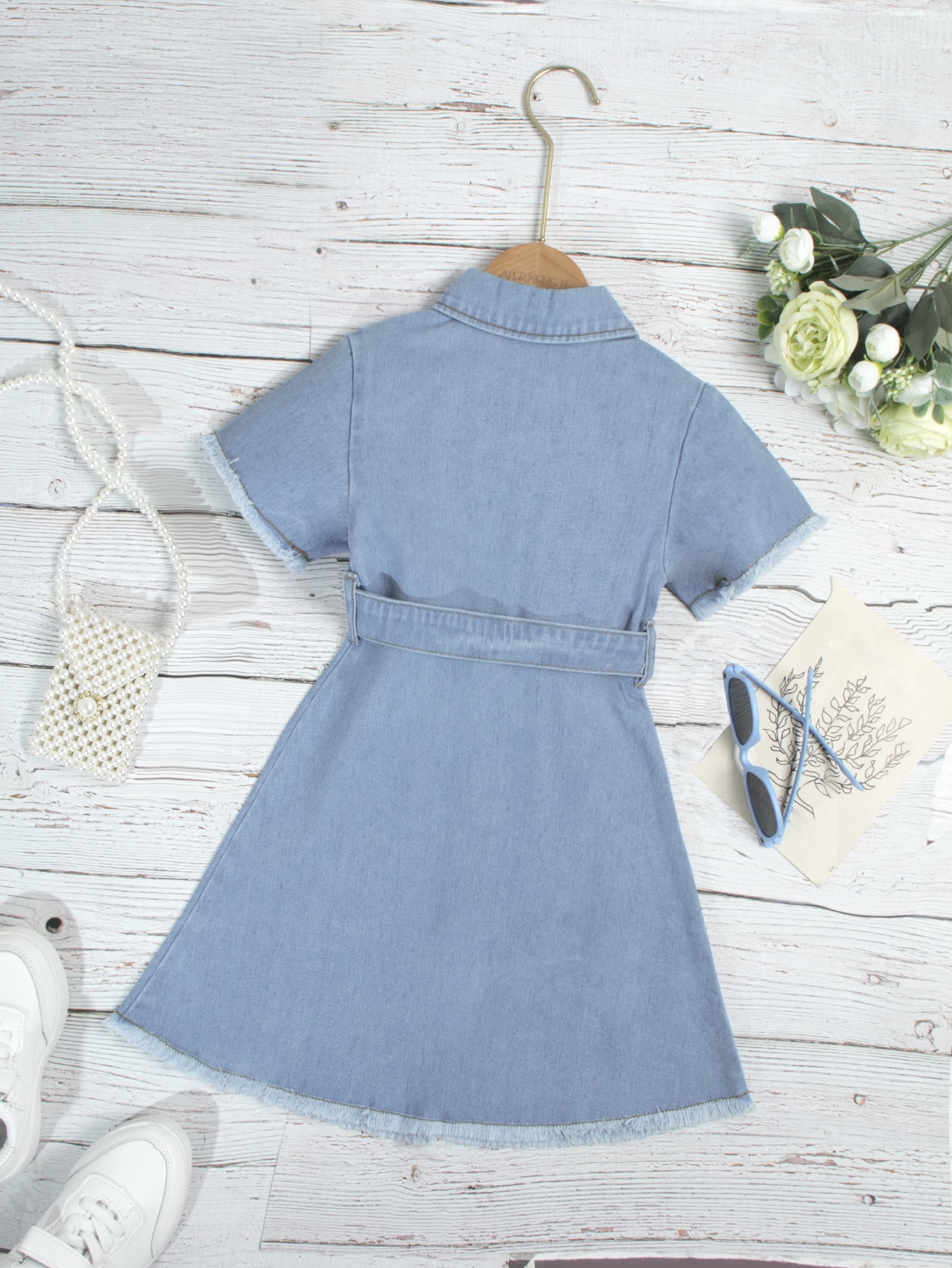 Young Girls Denim Dresses