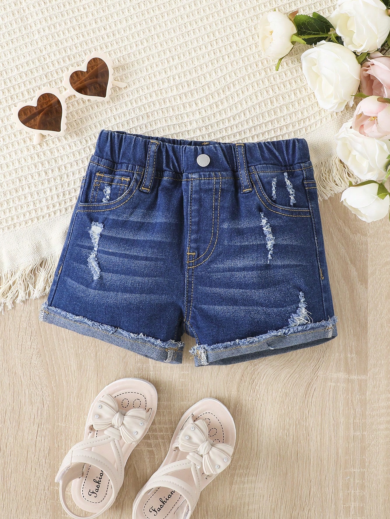 Young Girls Denim Shorts