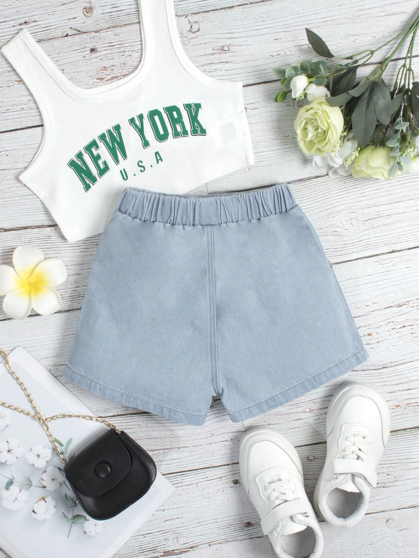 Young Girls Denim Shorts