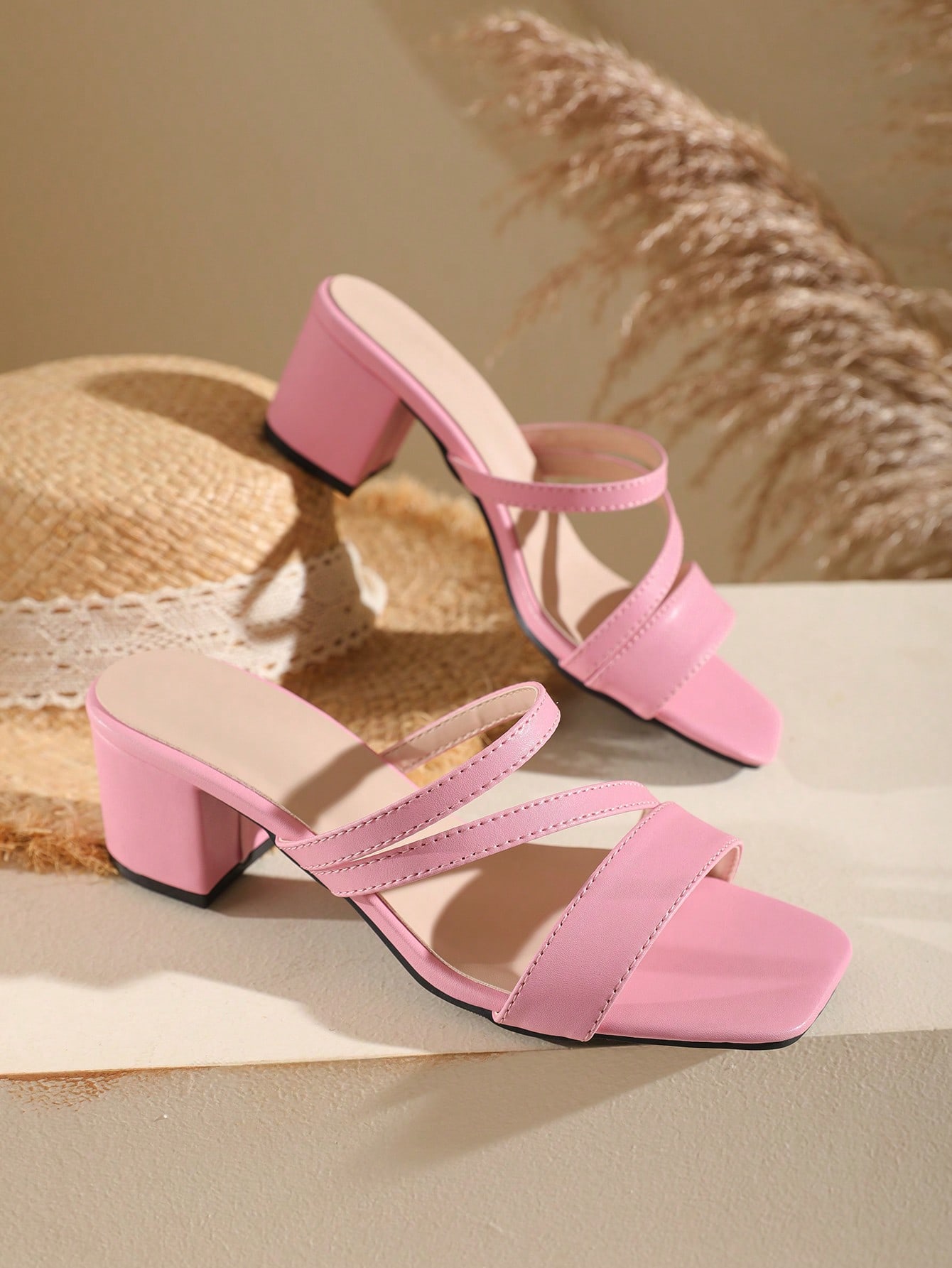 In Pink Women Heeled Sandals