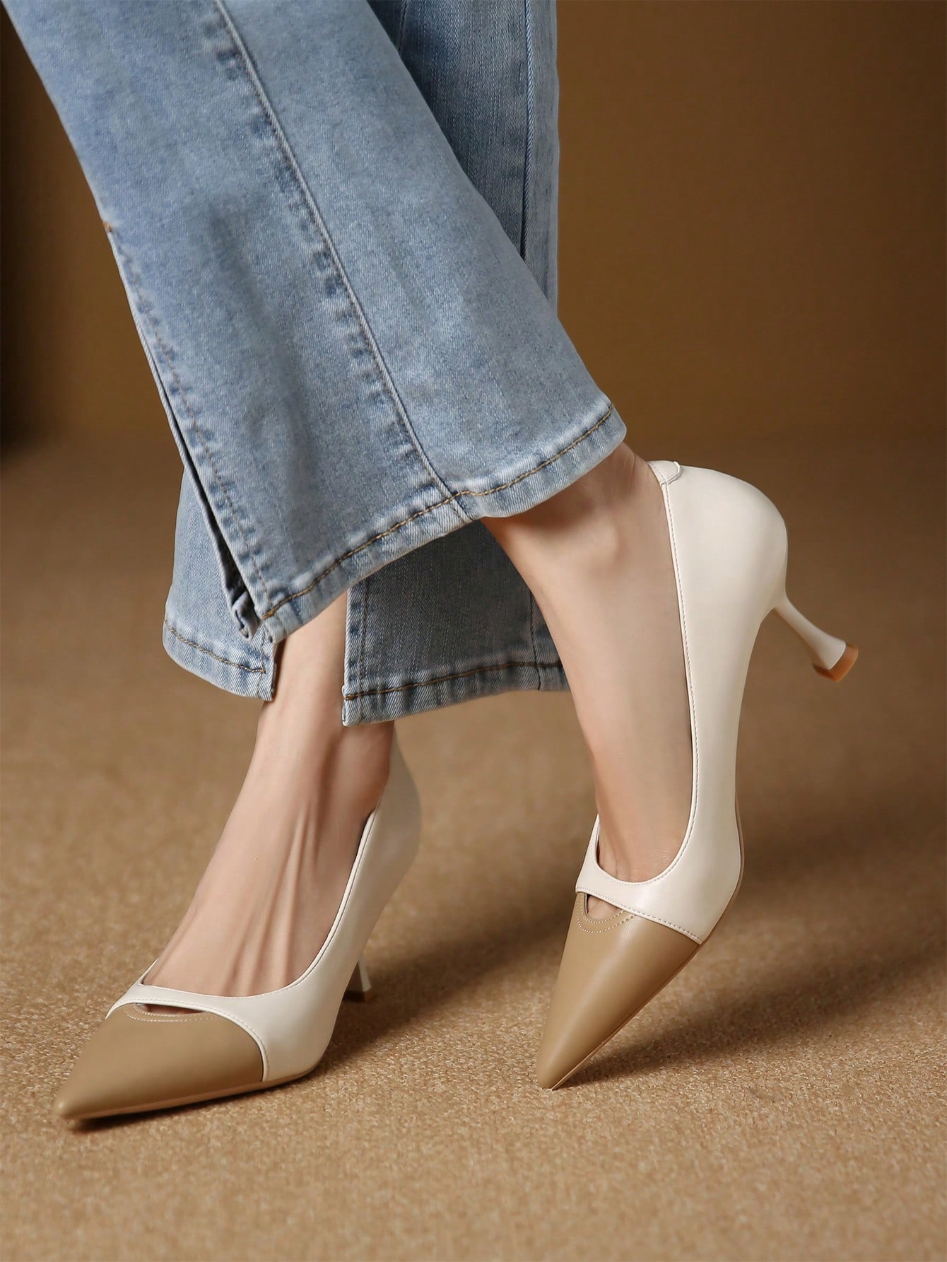 In Beige Women Pumps