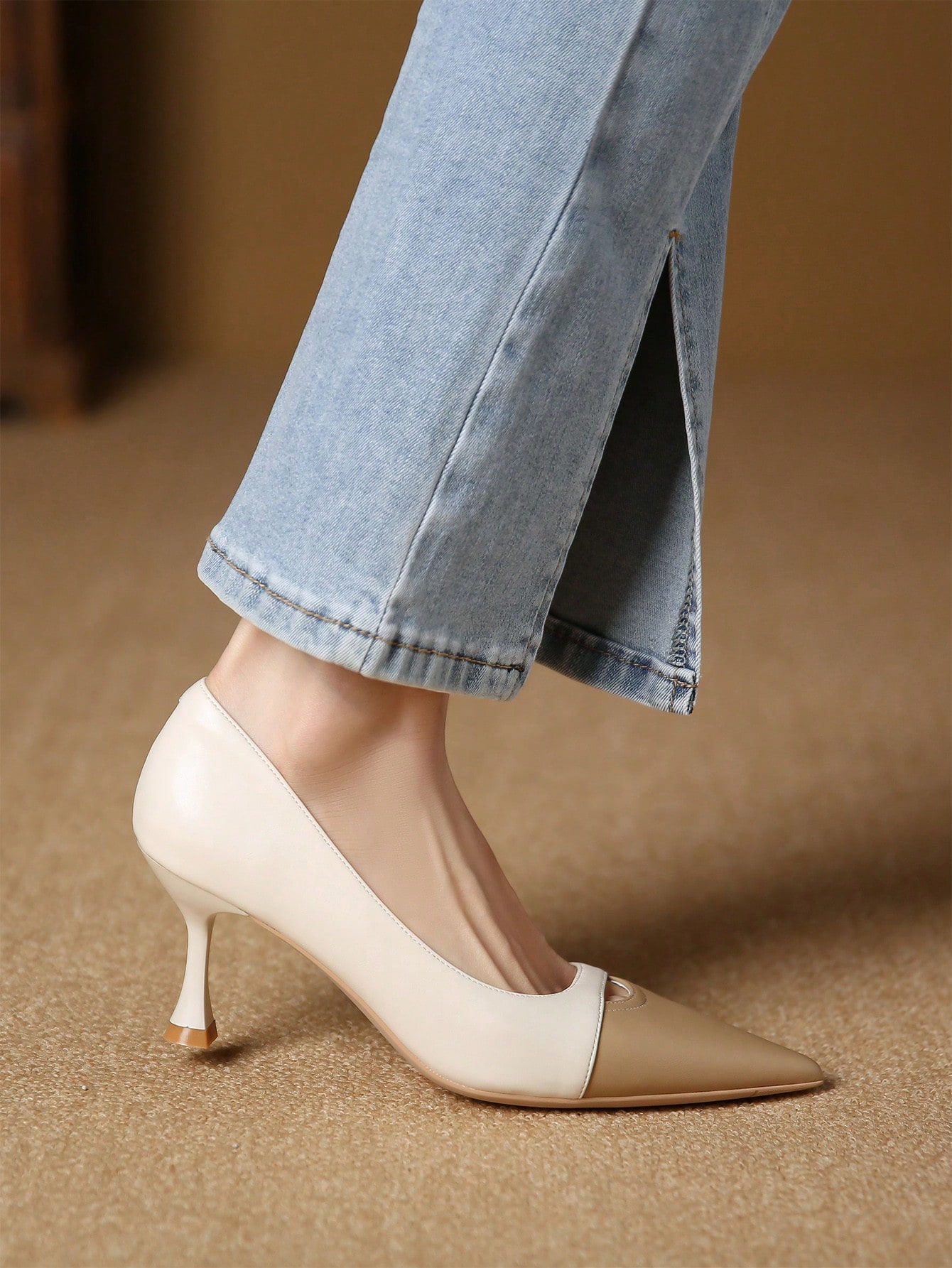 In Beige Women Pumps