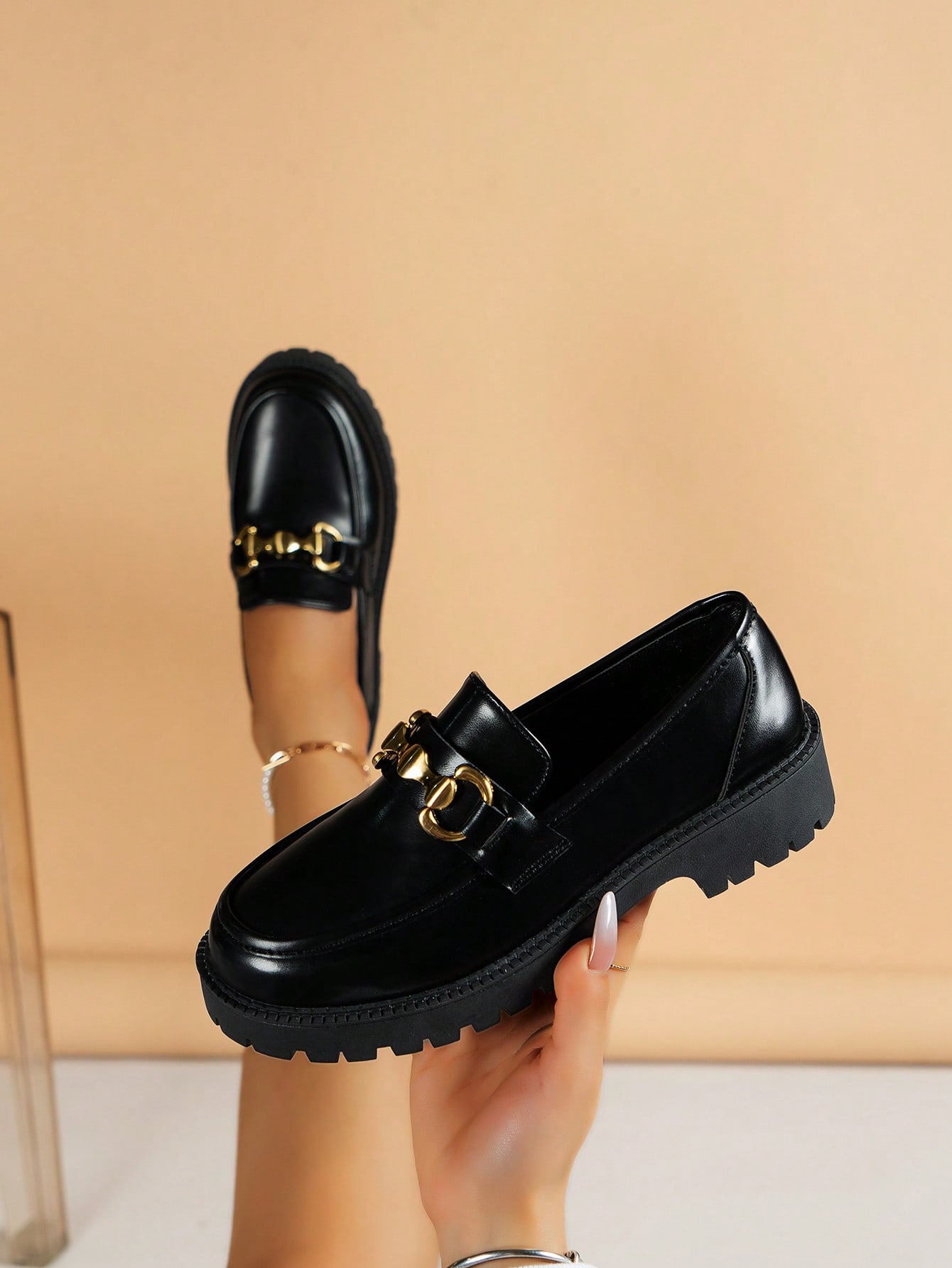 In Black Women Wedges & Flatform