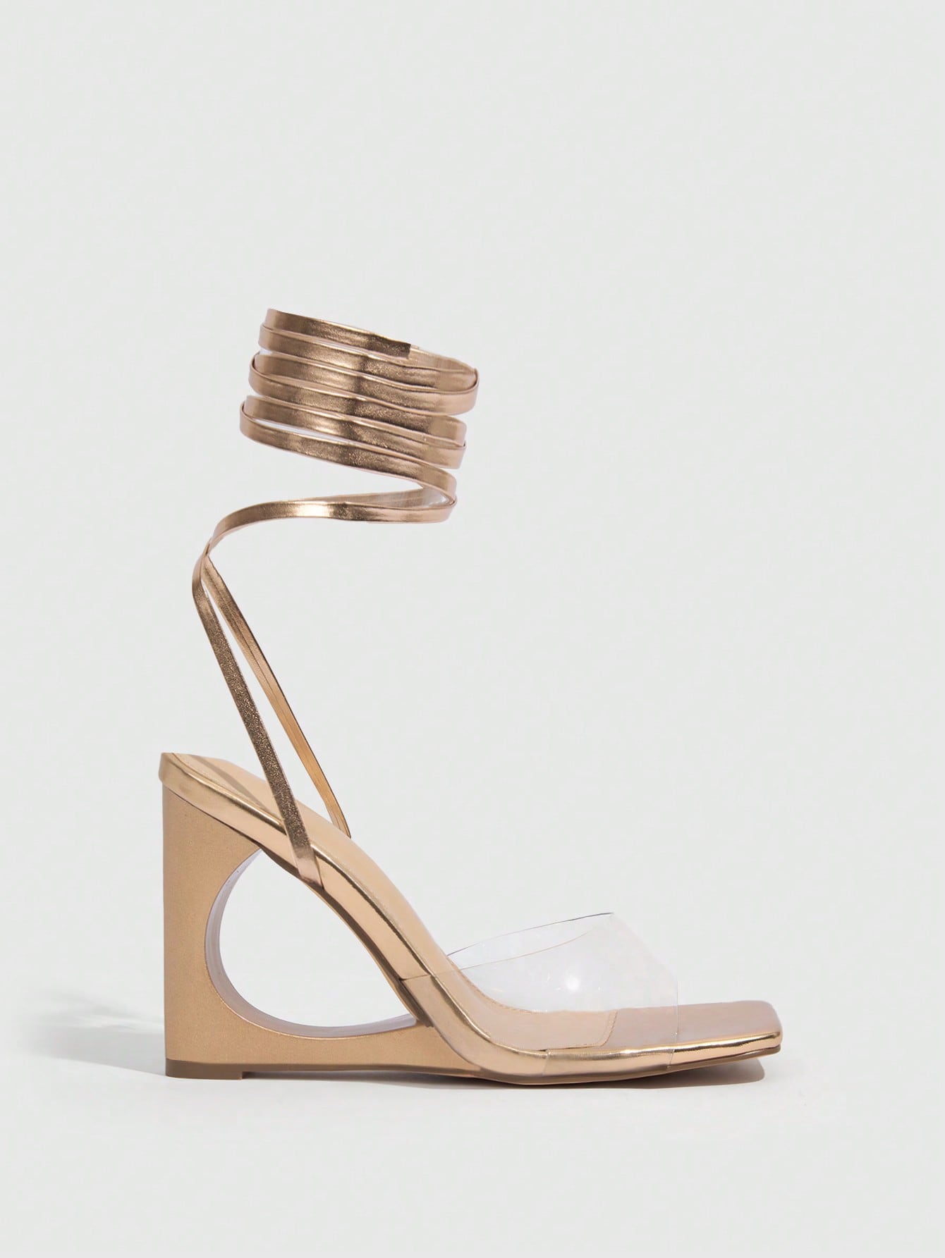 In Rose Gold Women Platforms & Wedge Sandals