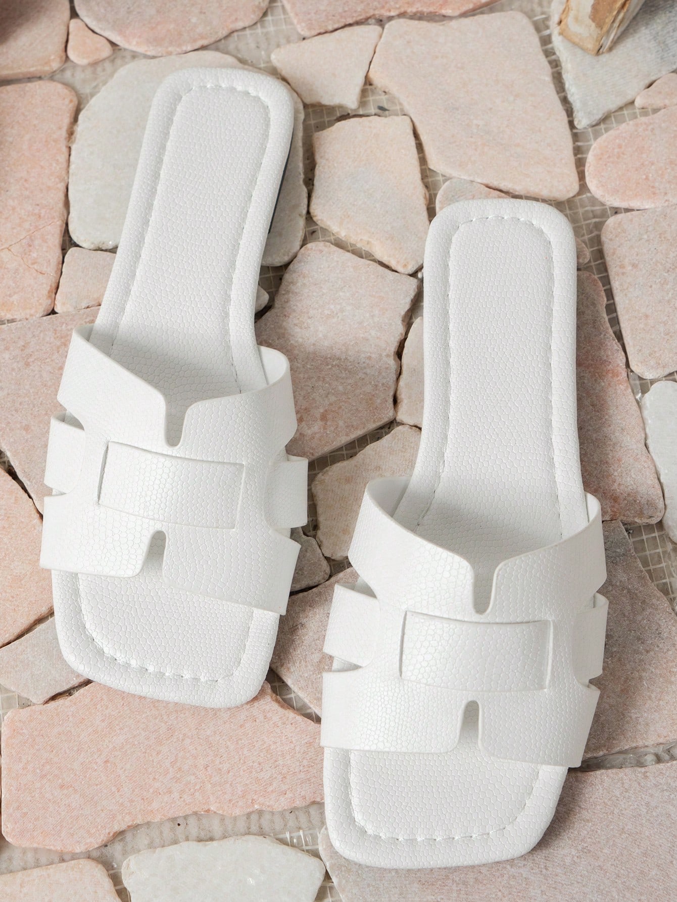 In White Women Flat Sandals