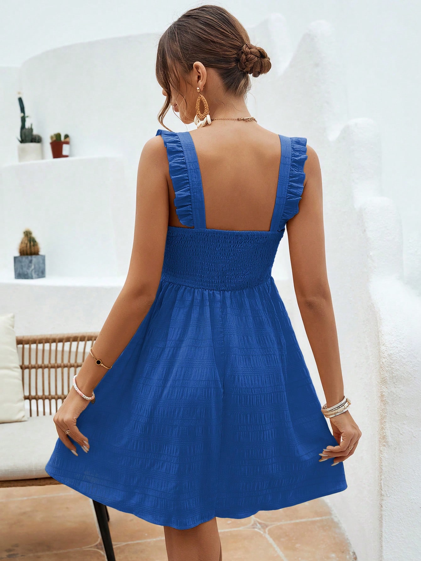 In Blue Women Dresses