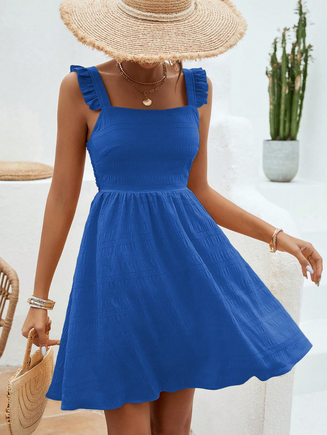 In Blue Women Dresses