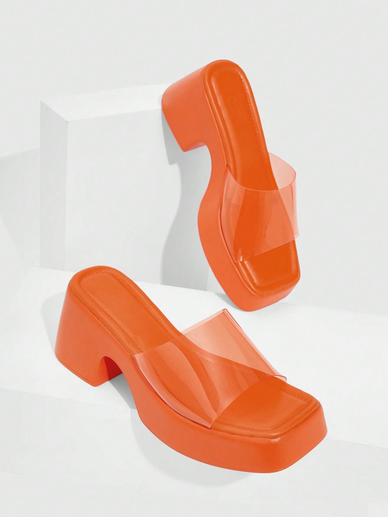 In Orange Women Platforms & Wedge Sandals