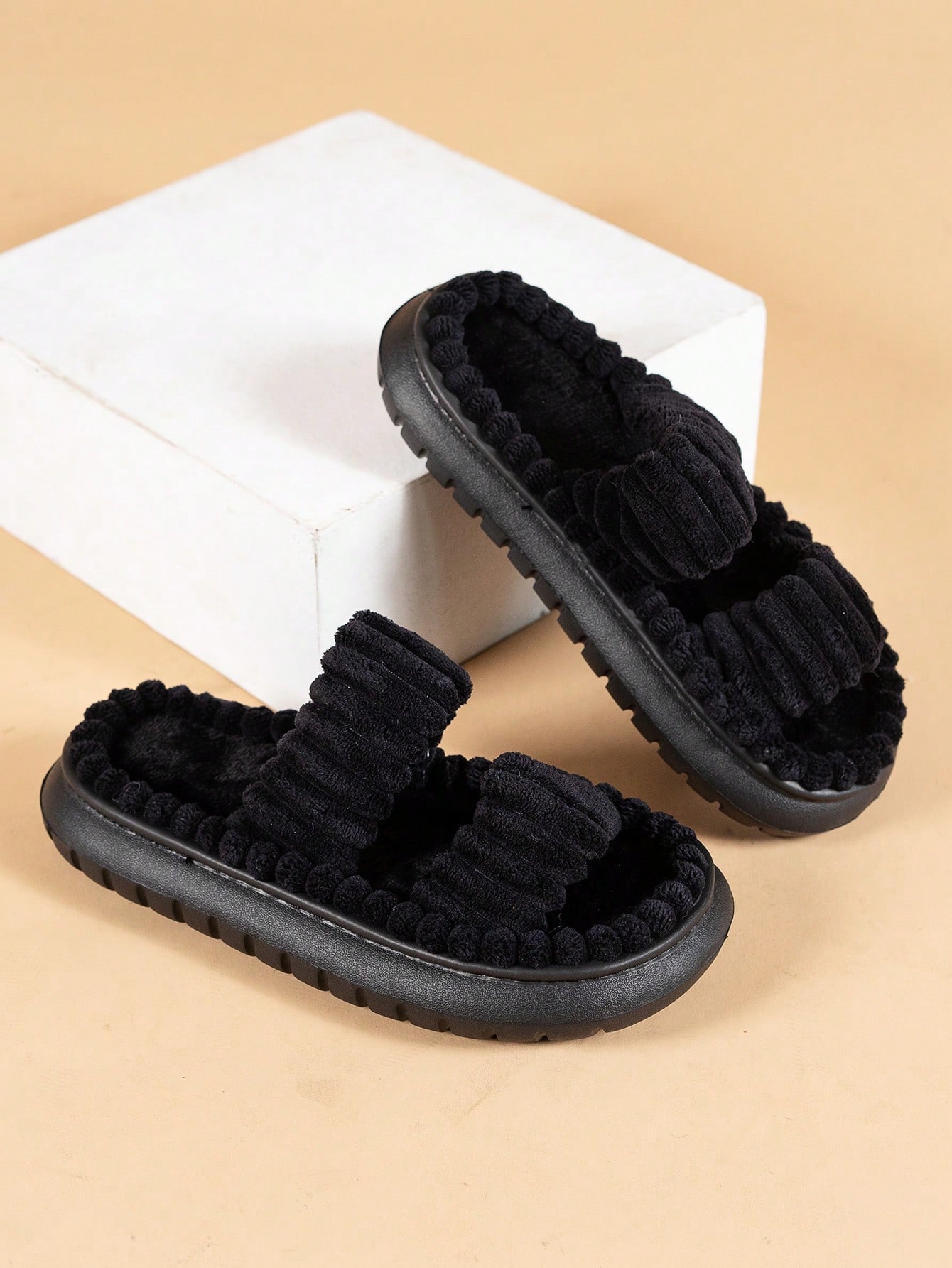 In Black Women Home Slippers