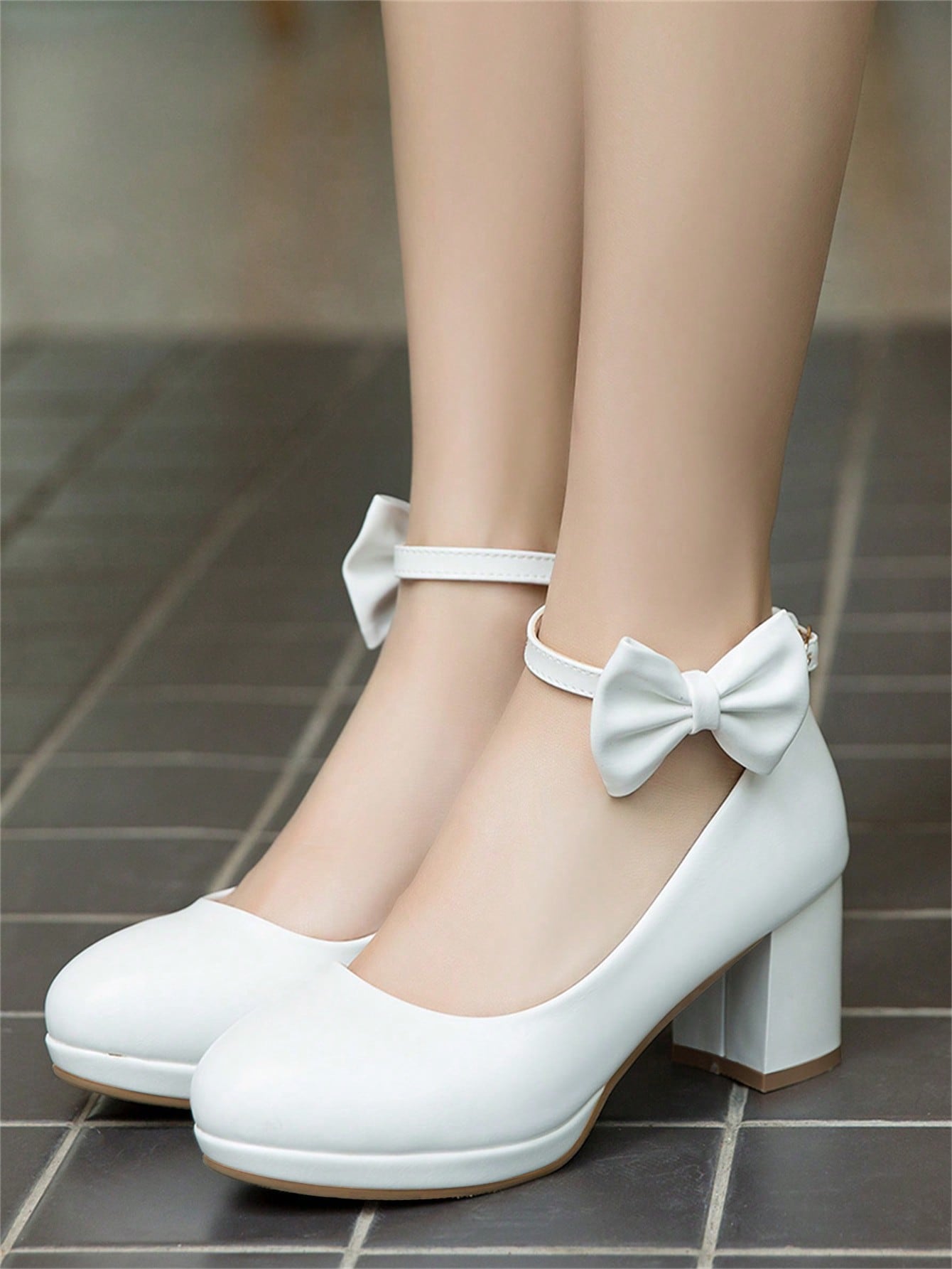 In White Women Pumps