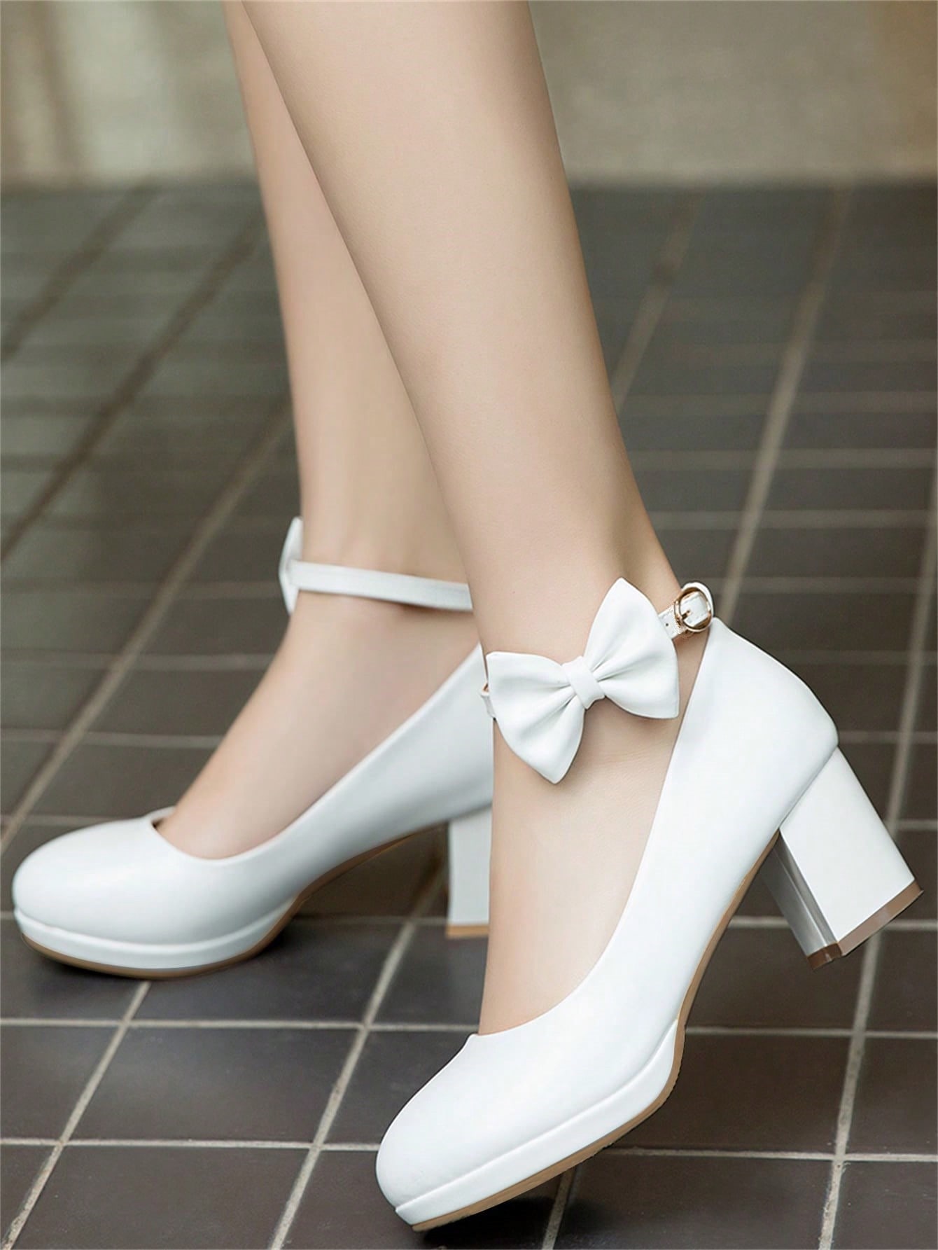 In White Women Pumps