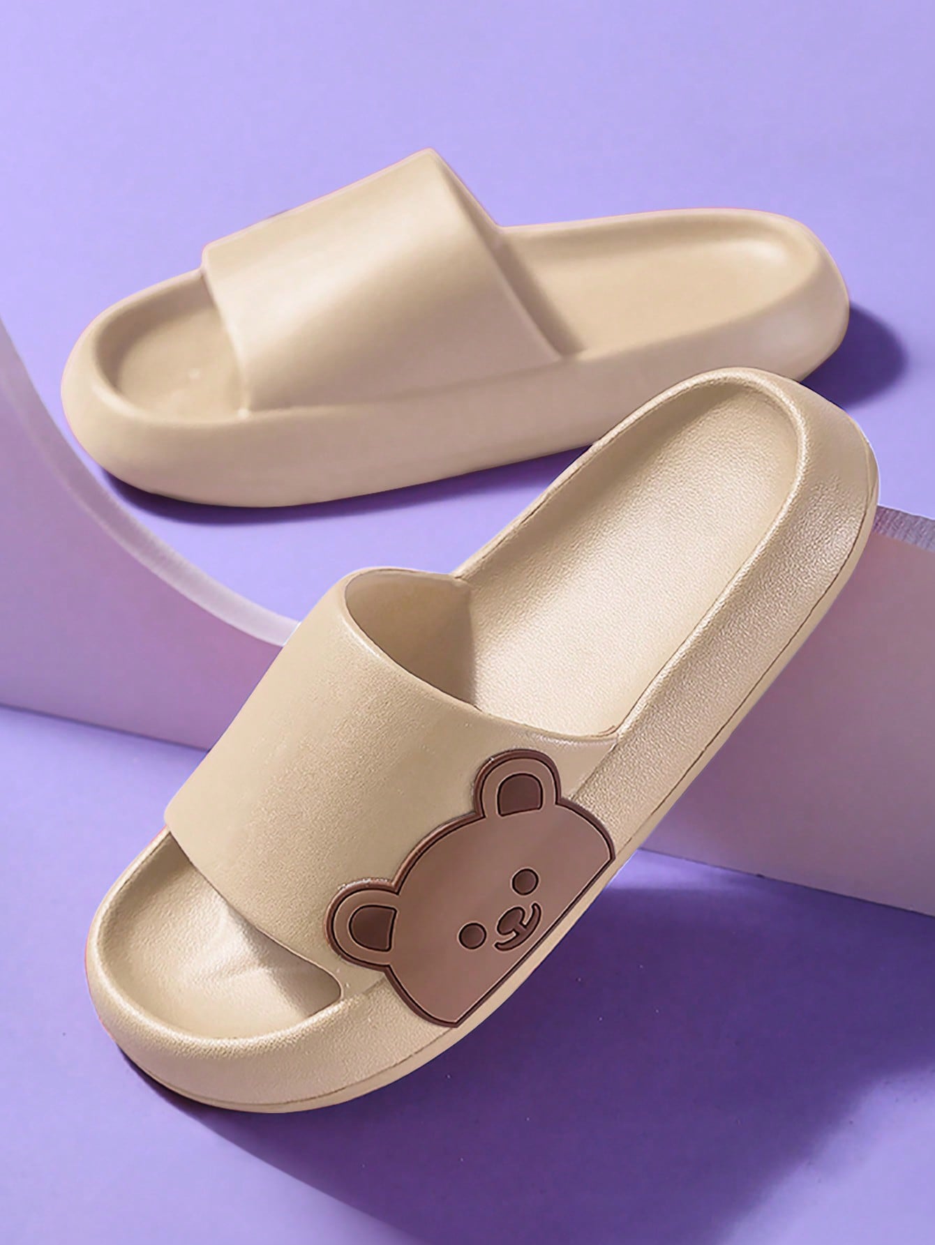 In Khaki Women Slides