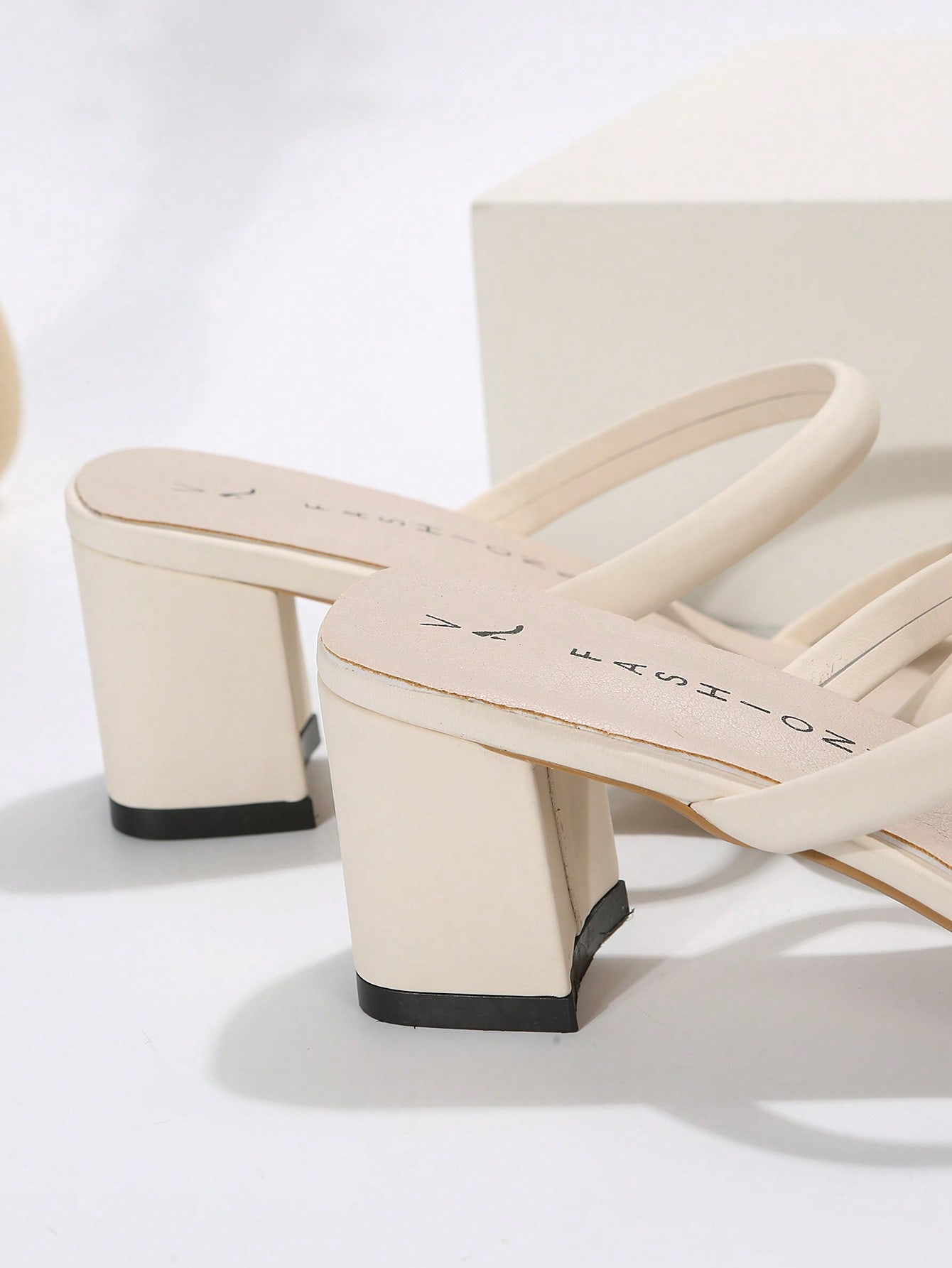 In Beige Women Heeled Sandals