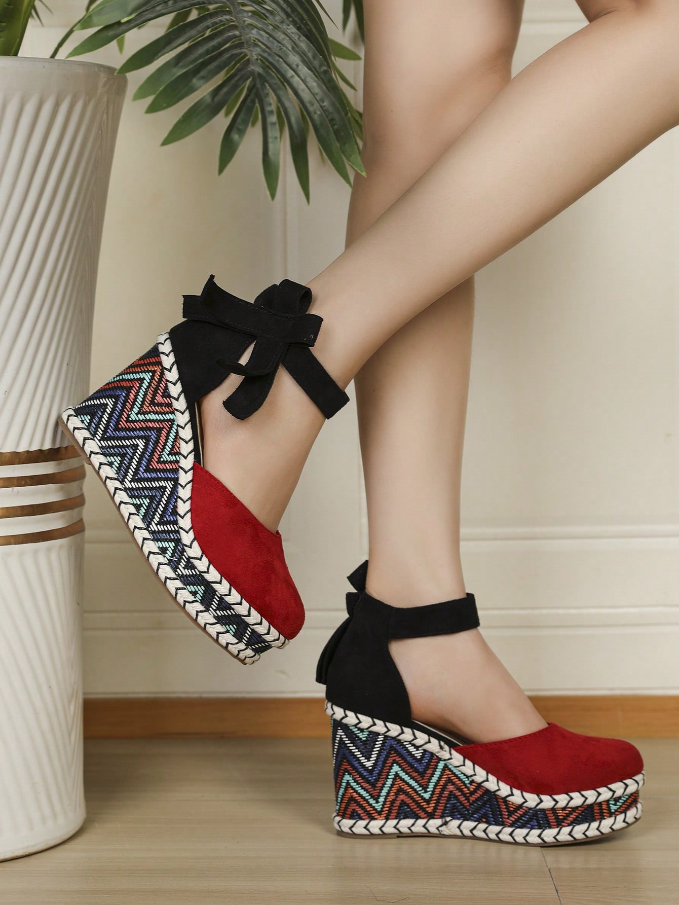 In Red Women Wedges & Flatform