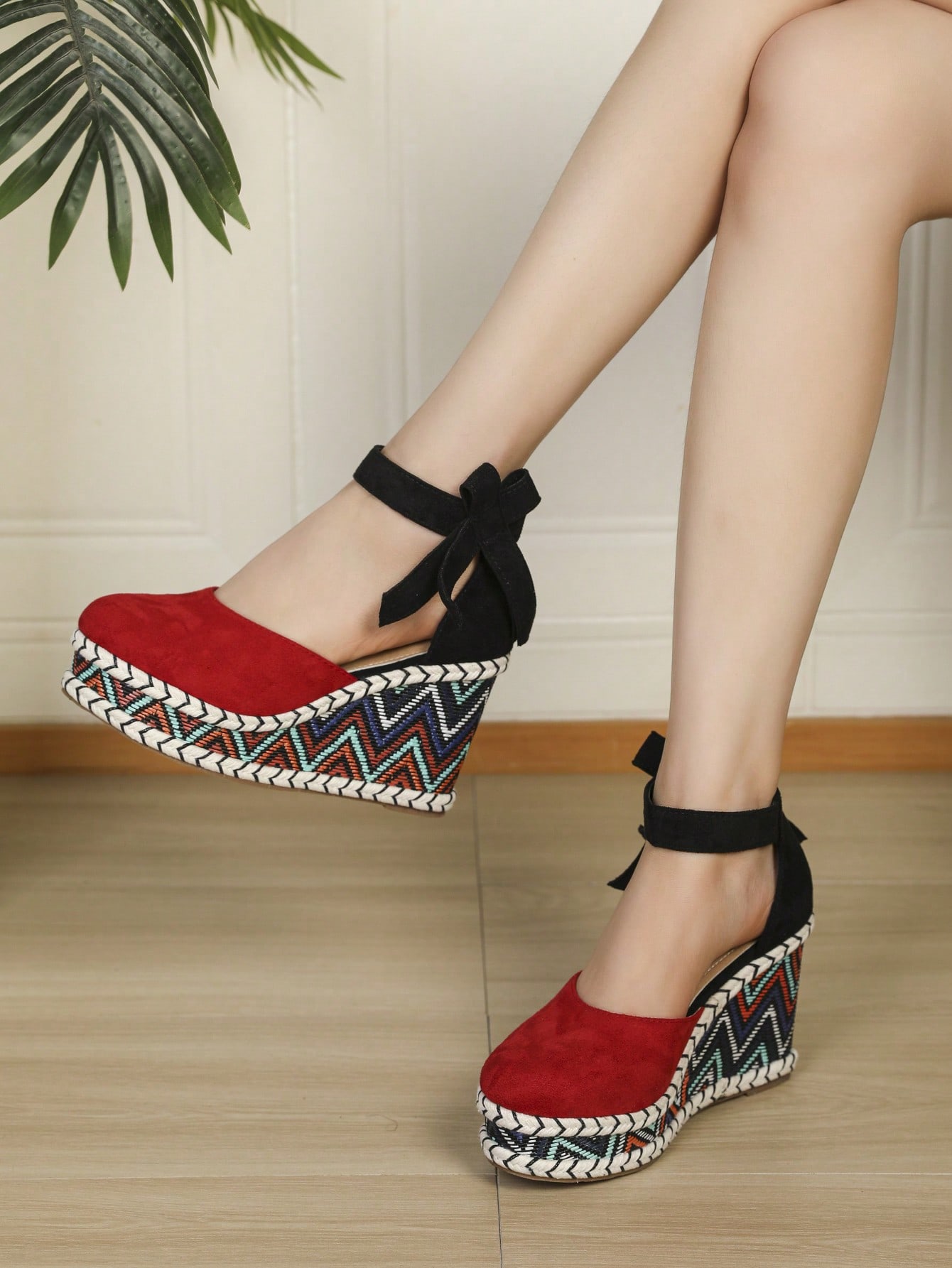 In Red Women Wedges & Flatform