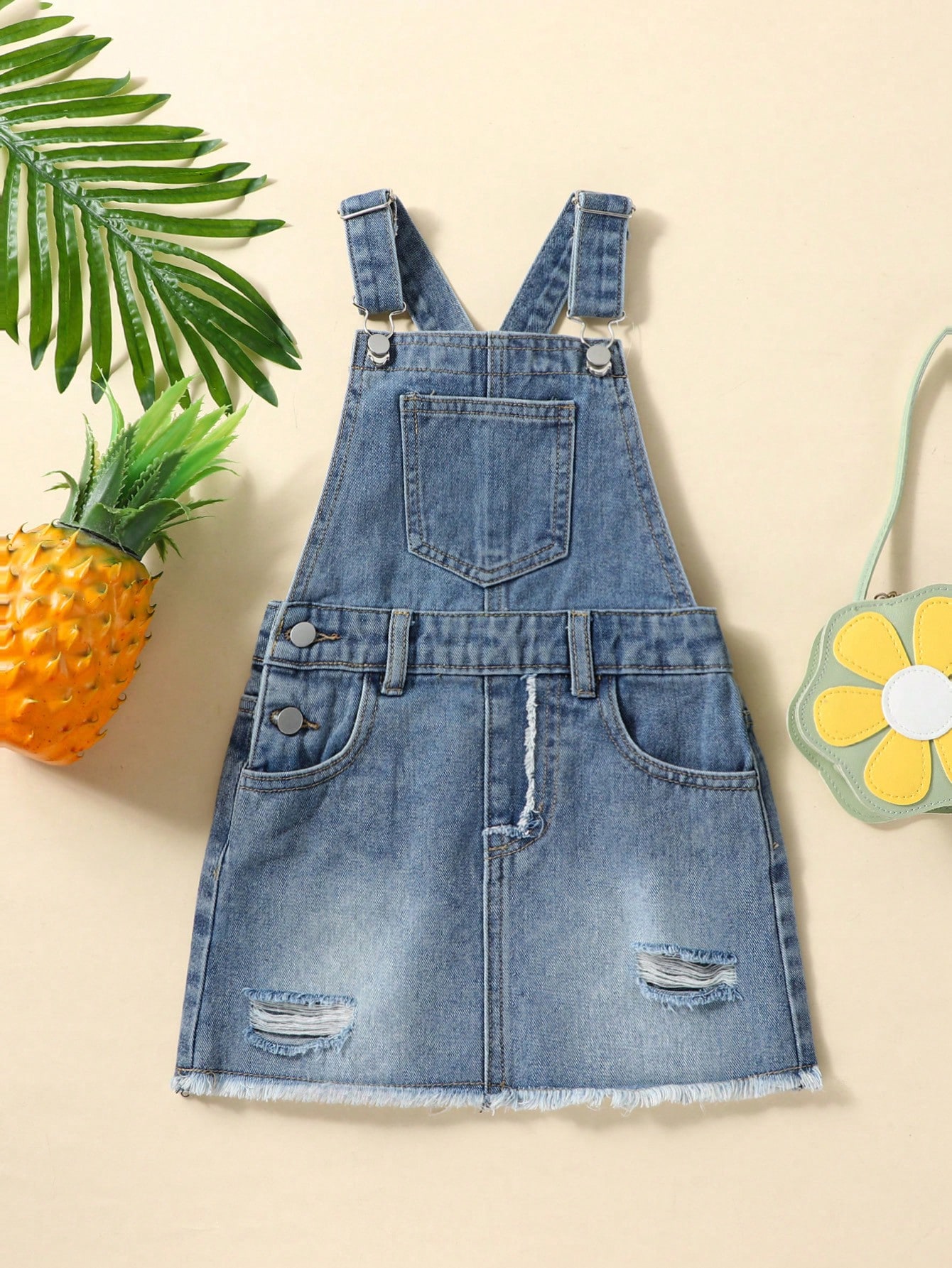 Young Girls Denim Dresses