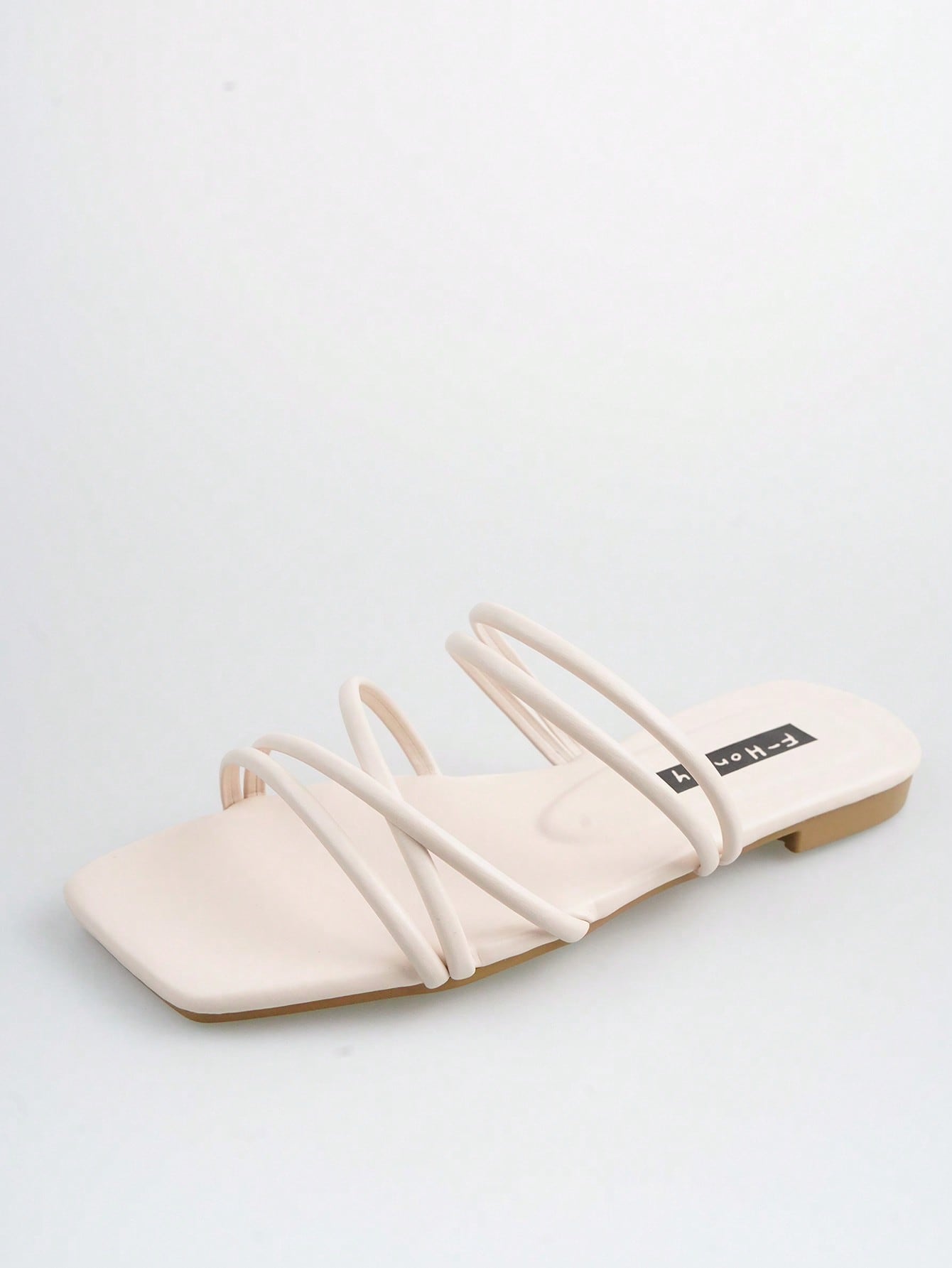 In Beige Women Flat Sandals