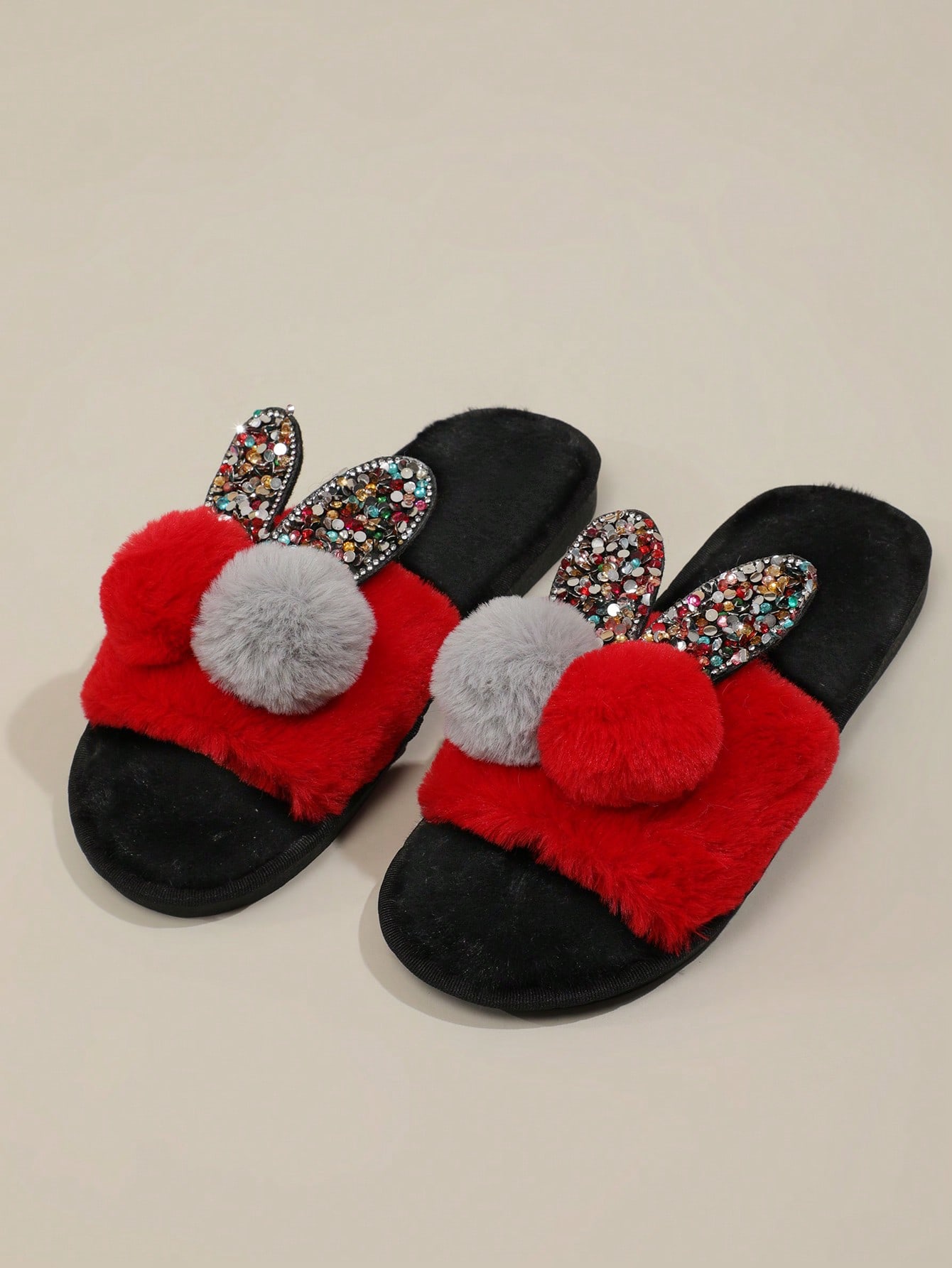 In Red Women Home Slippers