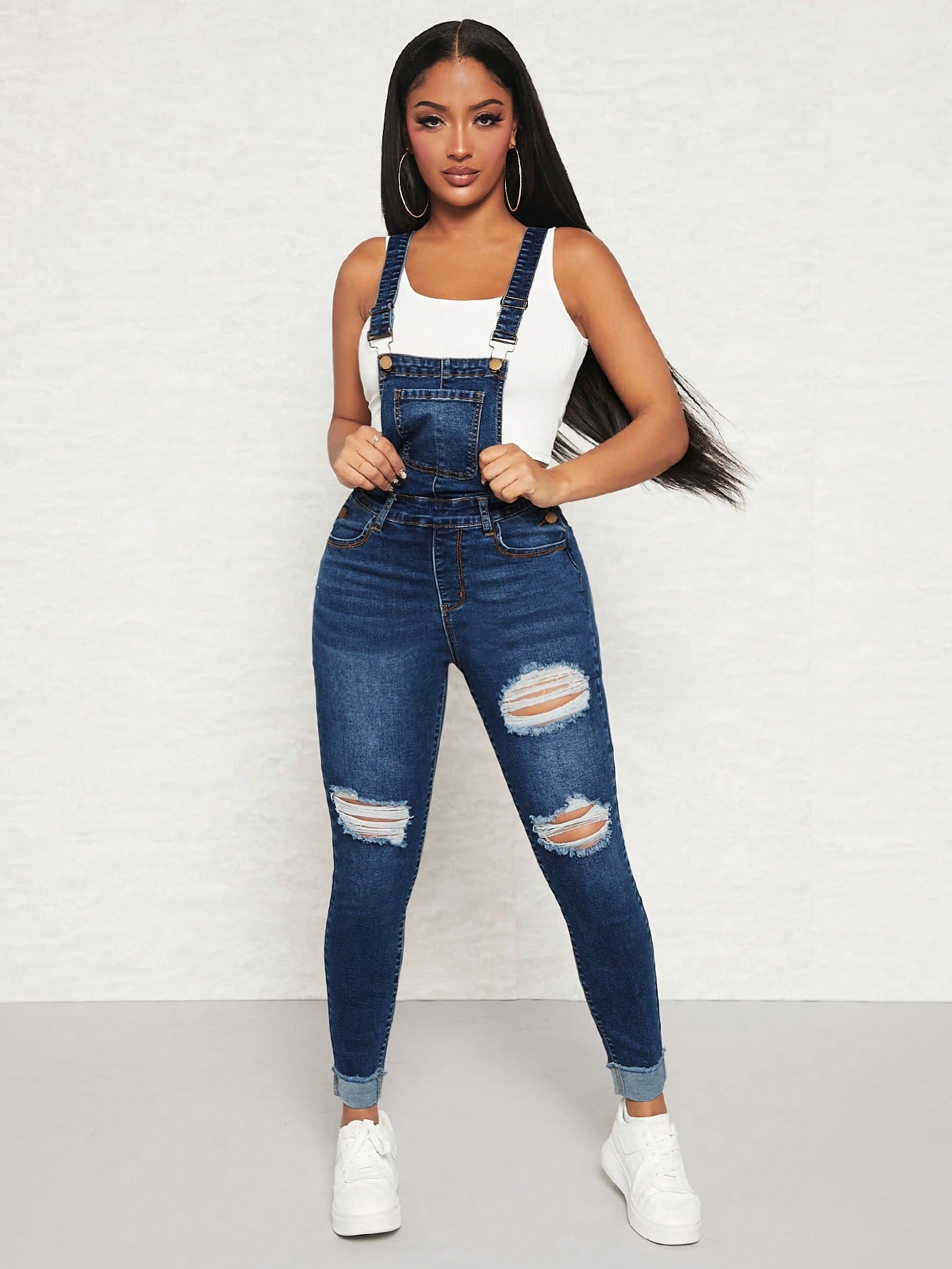 Women Denim Overalls & Jumpsuits