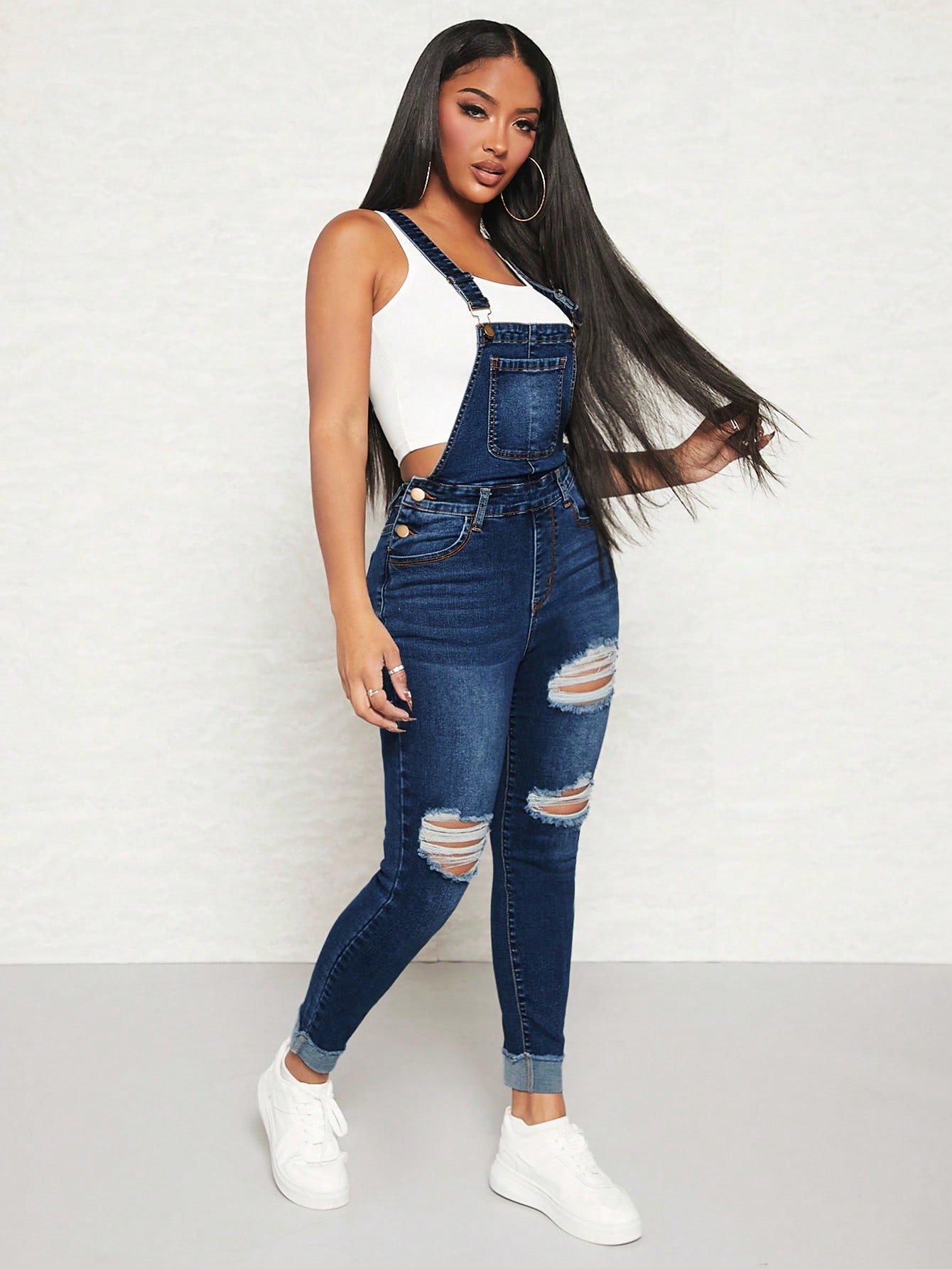 Women Denim Overalls & Jumpsuits