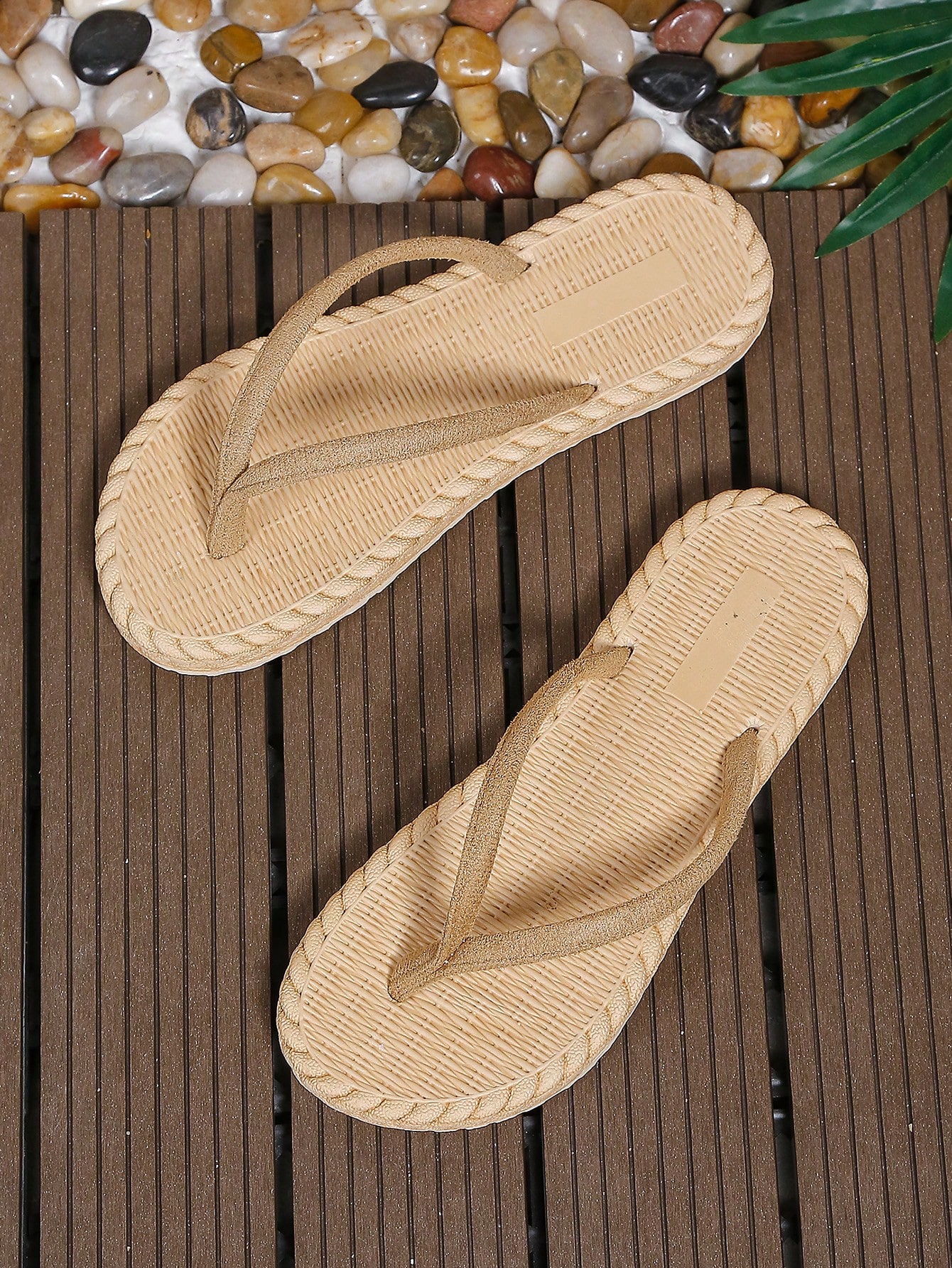 In Brown Women Flip-Flops